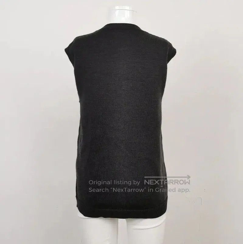 Fendi Fendi Women's Grey Wool Logo Knit Top . Size XS / US 0-2 / IT 36-38 - 2 Thumbnail