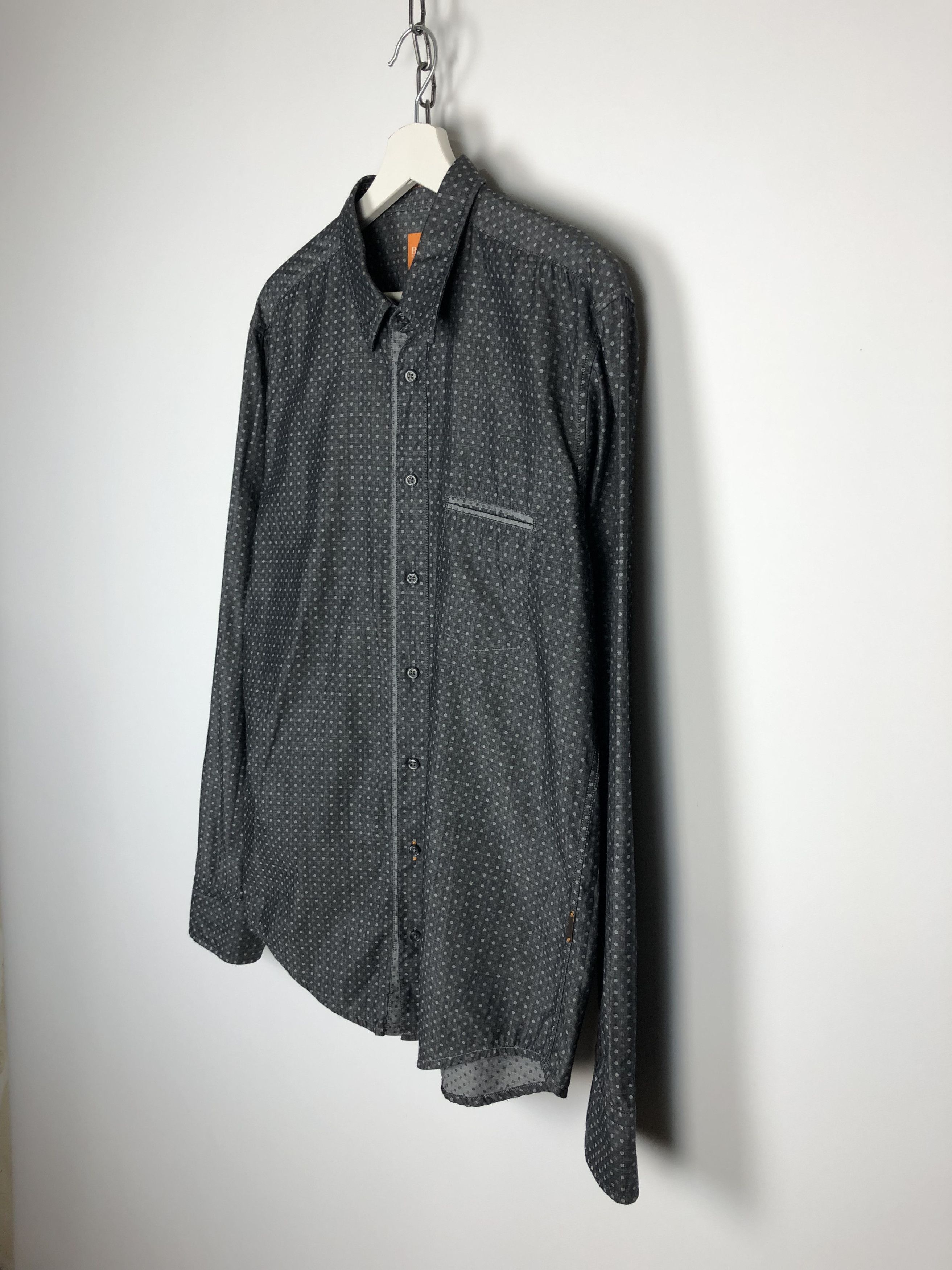 Hugo Hugo Boss Orange Shirt Gray size L Size US L / EU 52-54 / 3 - 6 Thumbnail