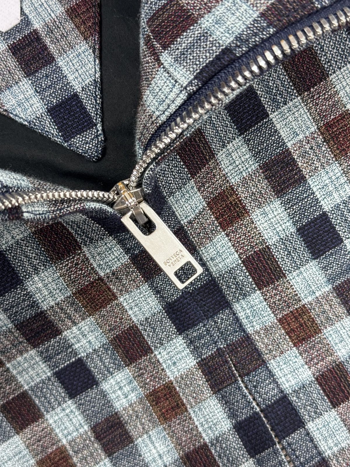 Bottega Veneta CHECKED FULL ZIP JACKET Size US L / EU 52-54 / 3 - 4 Thumbnail