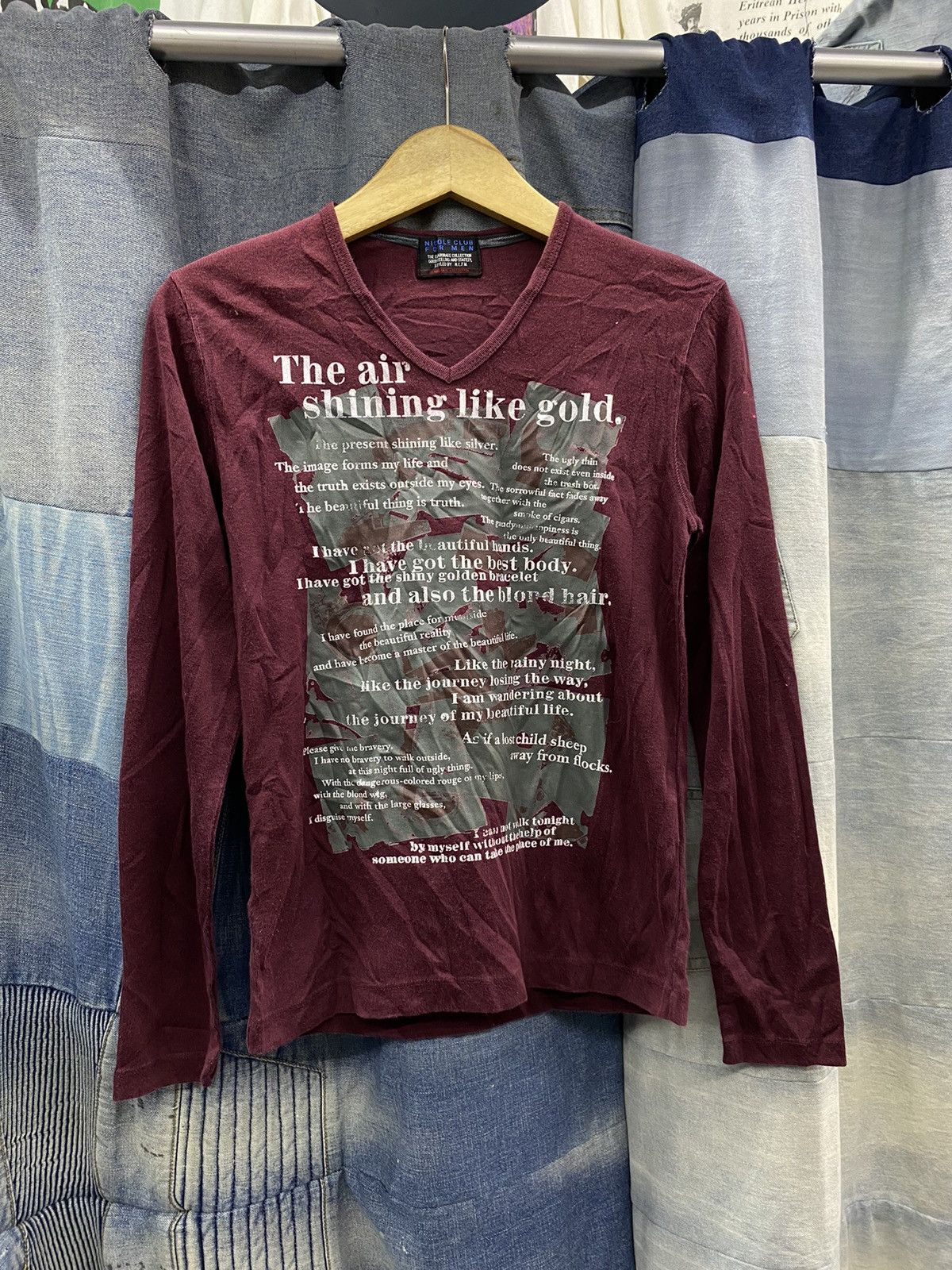 nicole club japanese brand t-shirt