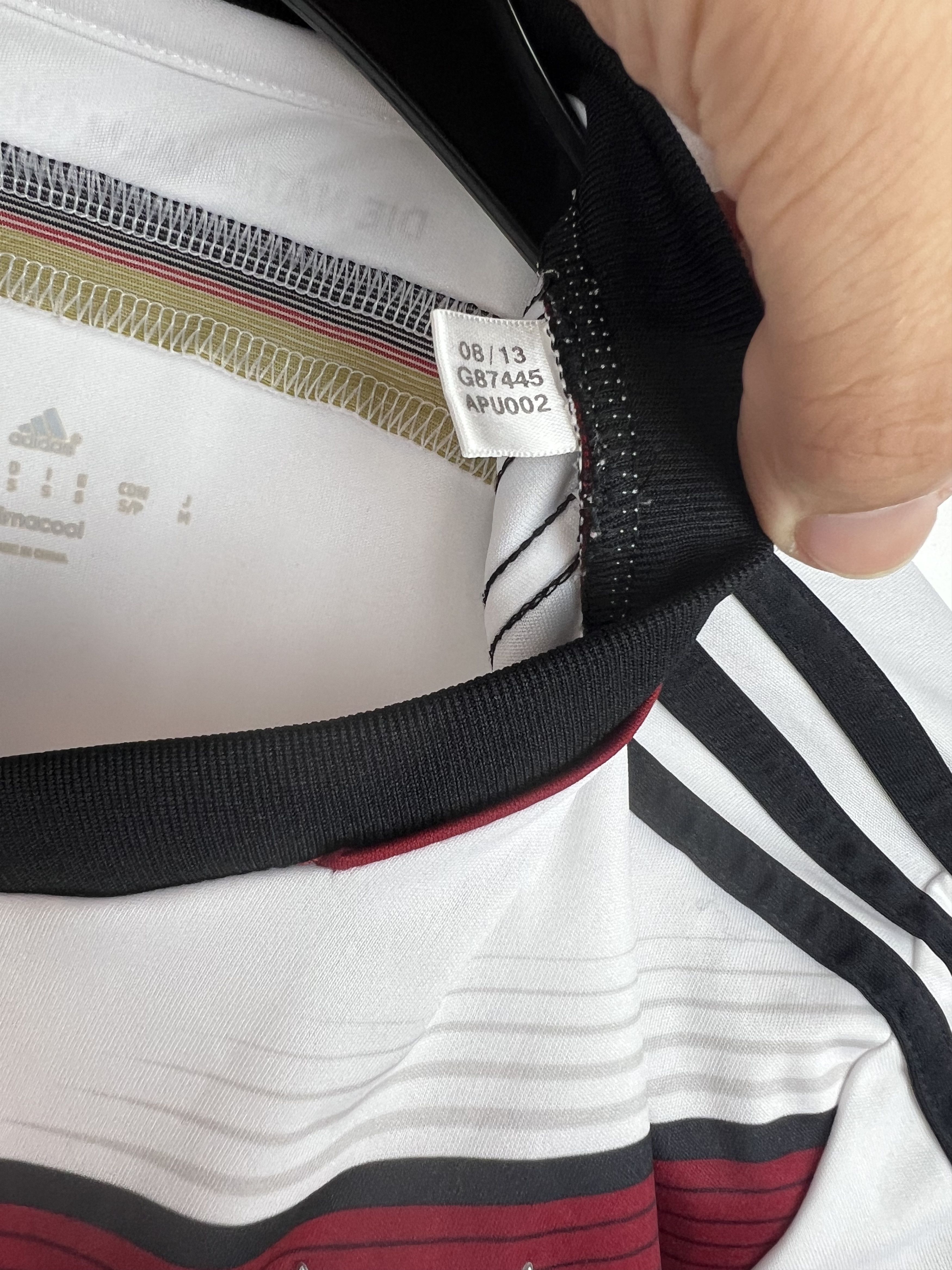 Adidas GERMANY NATIONAL TEAM 2014 -15 FOOTBALL Kit JERSEY Size US M / EU 48-50 / 2 - 14 Thumbnail