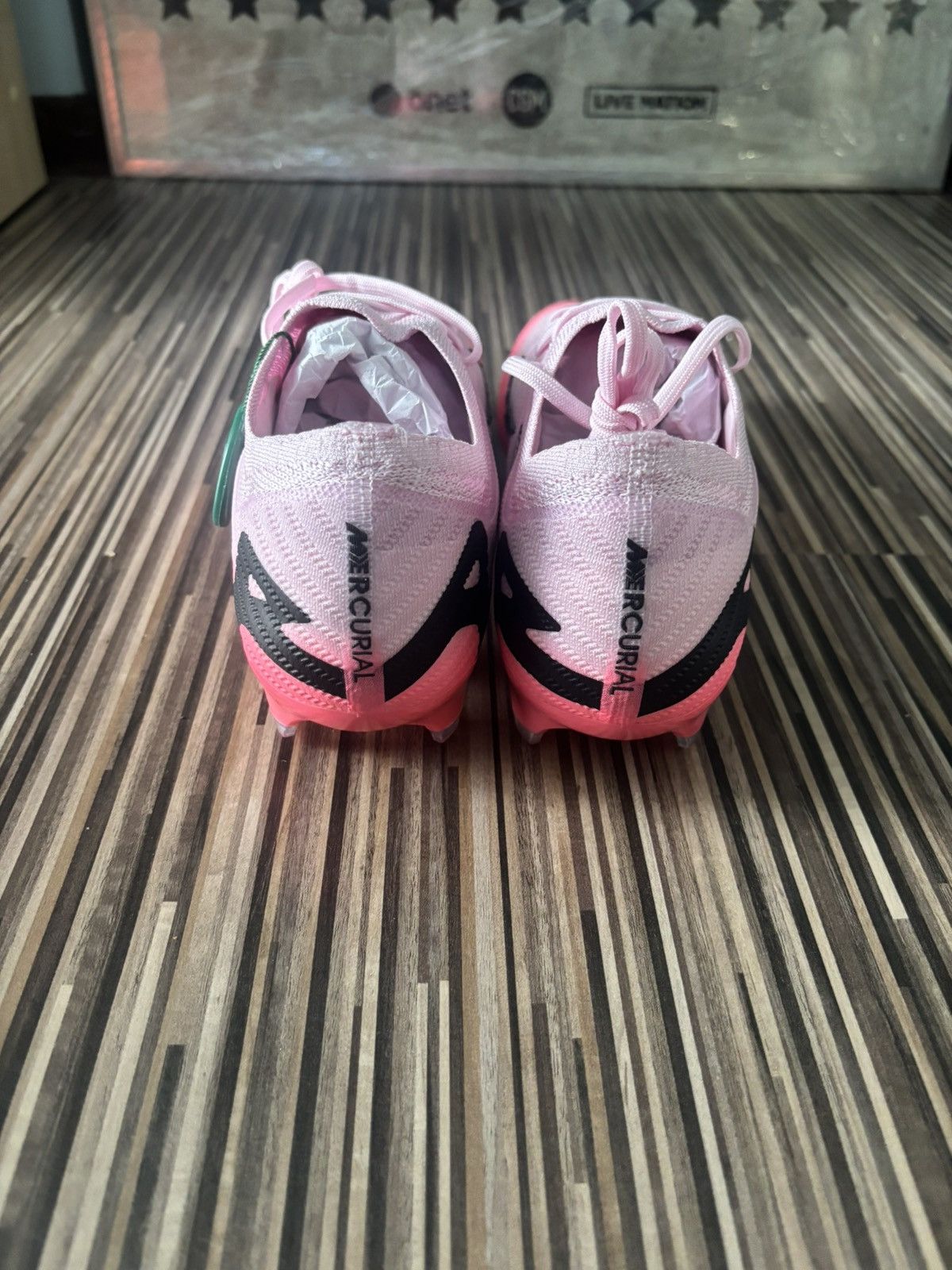 Nike Nike Mercurial Vapor 15 Elite FG Pro Pink Foam Size US 9.5 / EU 42-43 - 4 Thumbnail