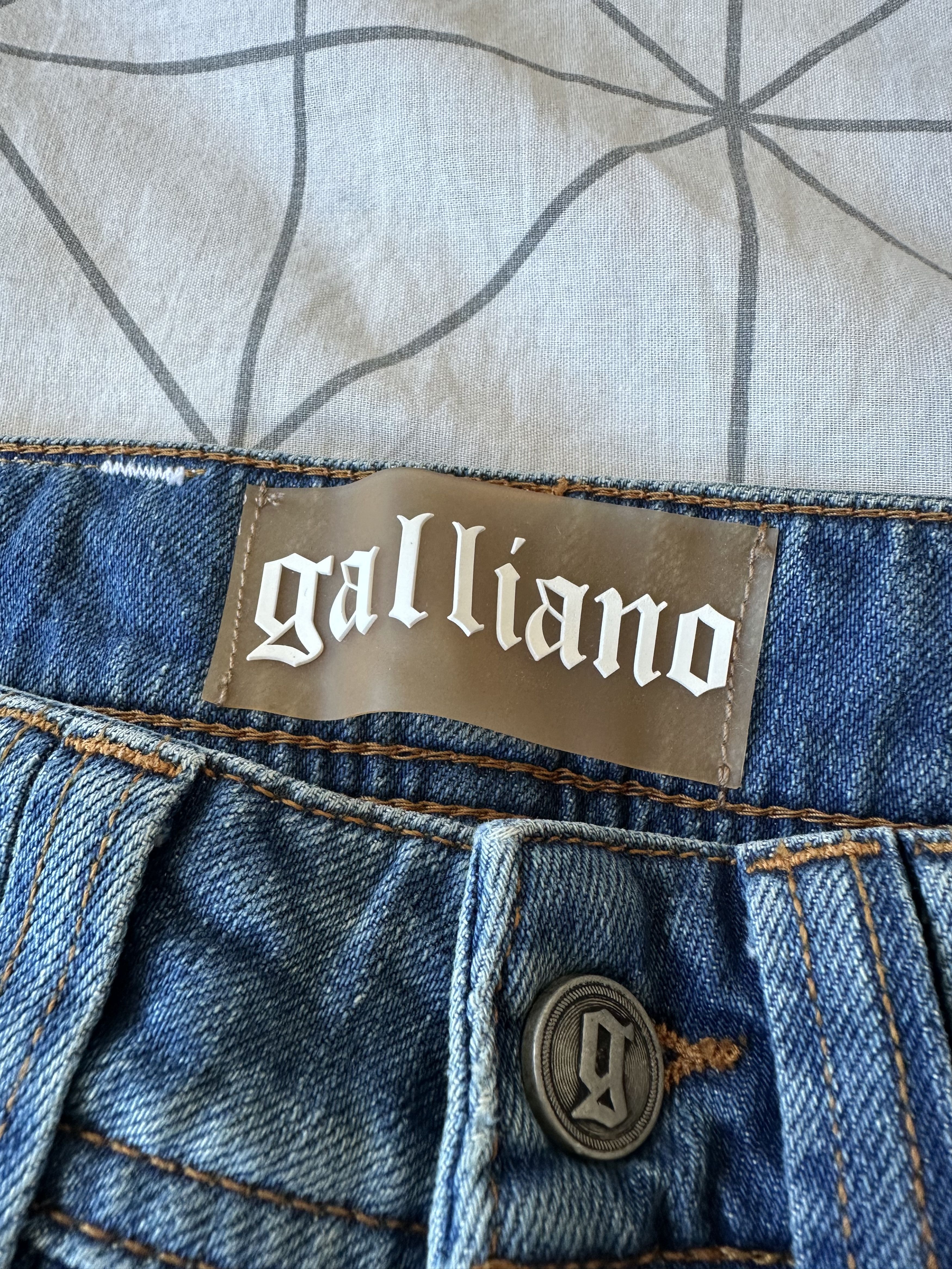 John Galliano Galliano Newspaper Gothic Denim New Size US 26 / EU 42 - 6 Thumbnail