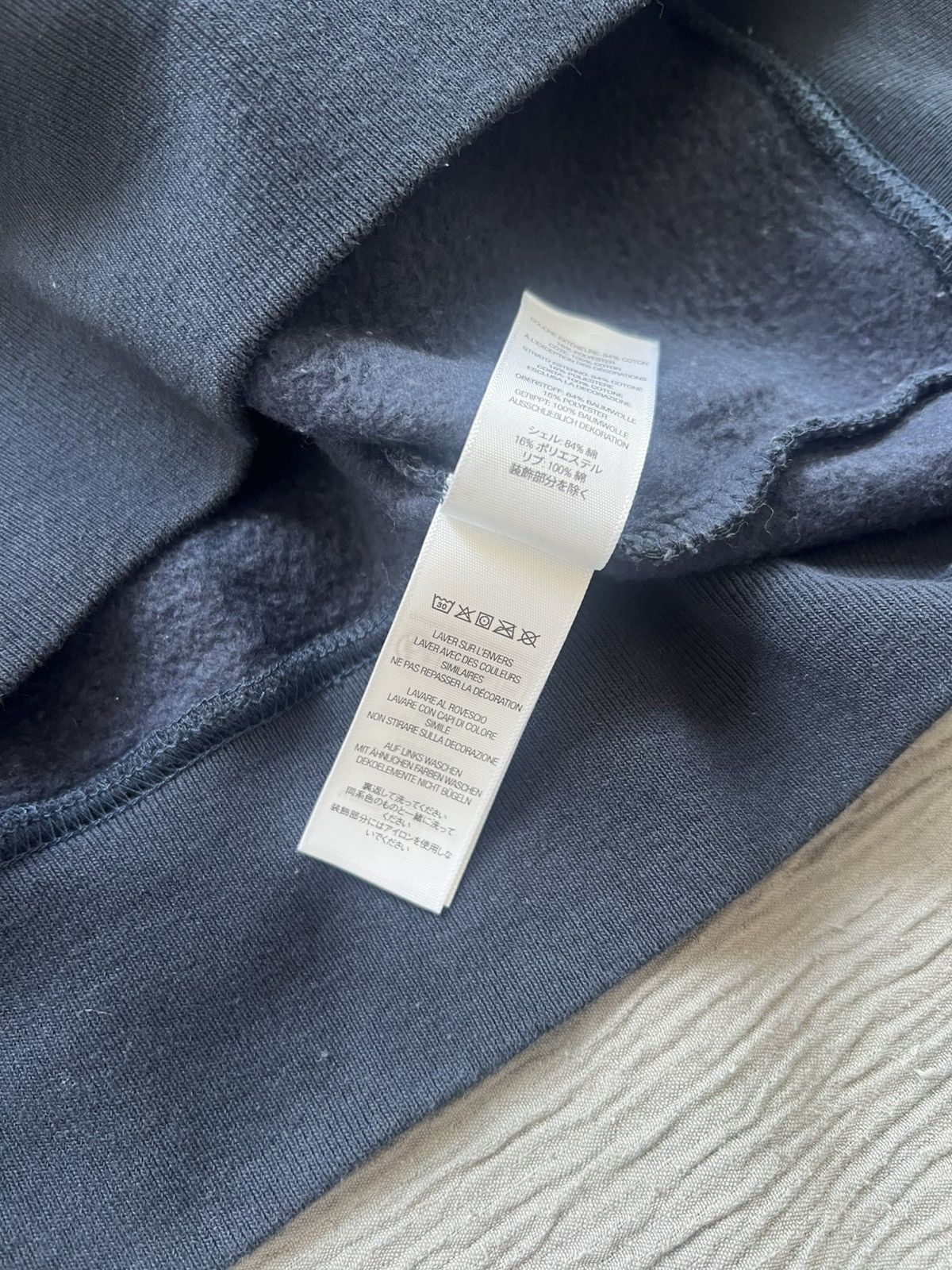 Supreme Supreme Plaid Arc Crewneck Navy Size Medium Size US M / EU 48-50 / 2 - 8 Thumbnail