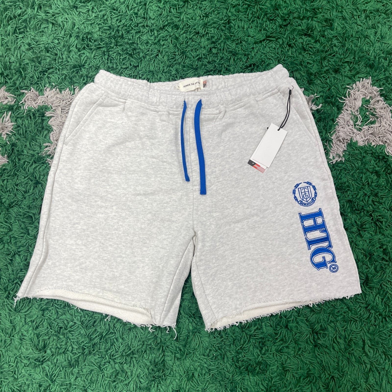 Honor the Gift New Honor the Gift Studio Sweat Shorts Bone Blue Medium Size US 32 / EU 48 - 1 Thumbnail