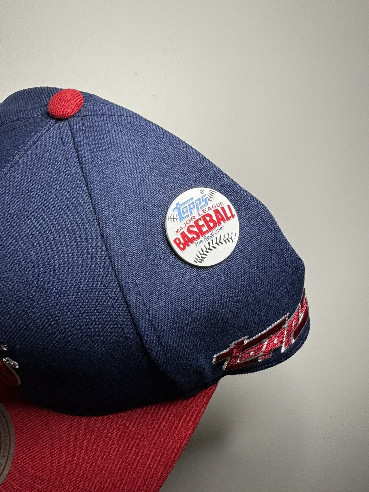 Mitchell & Ness Brand New Washington Nationals Snapback Topps Collab Size ONE SIZE - 4 Thumbnail