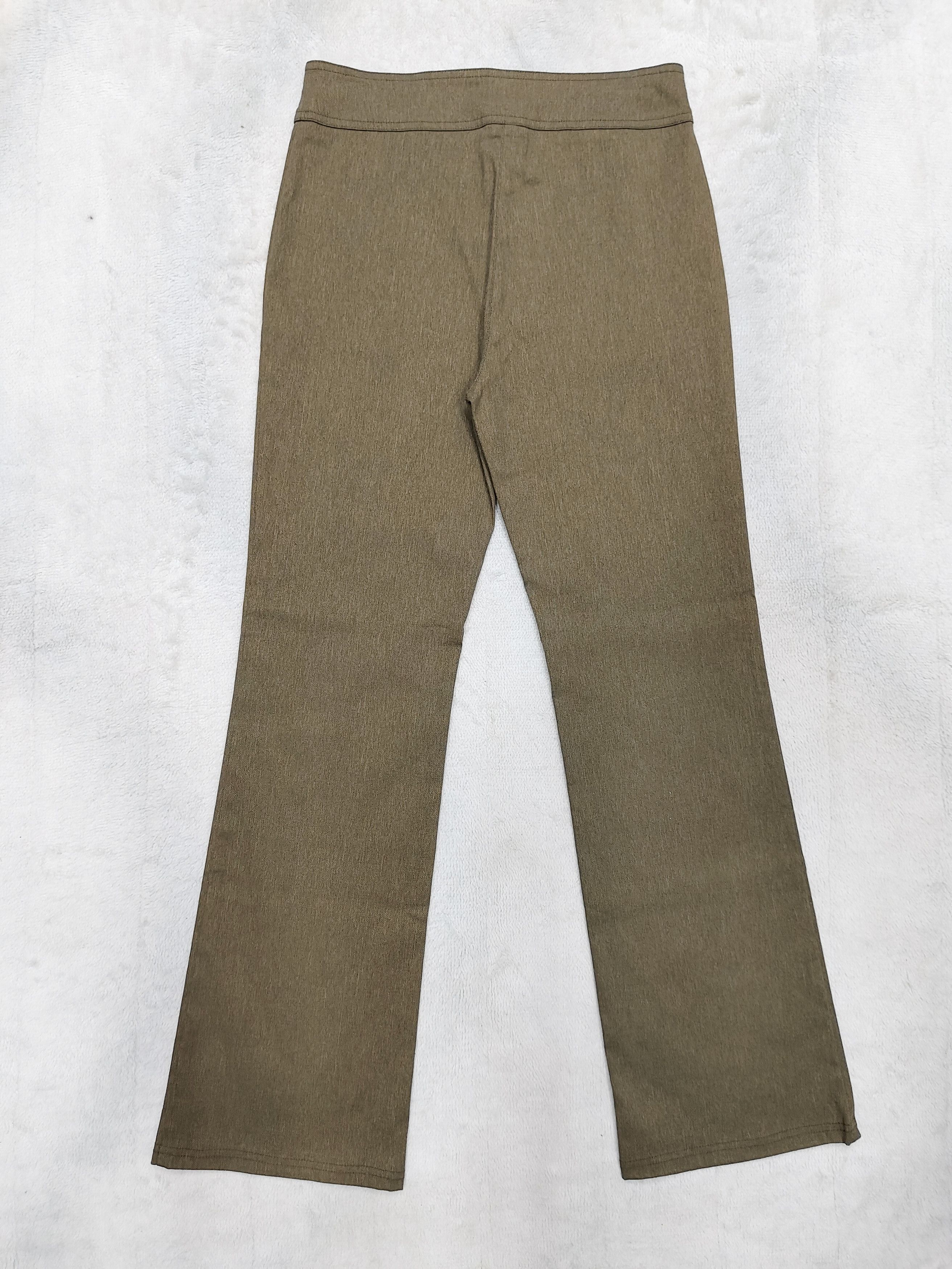 Vintage 90s Ghole- "Sylvia" Minimal French Design Straight Pants Size 28" / US 6 / IT 42 - 3 Thumbnail