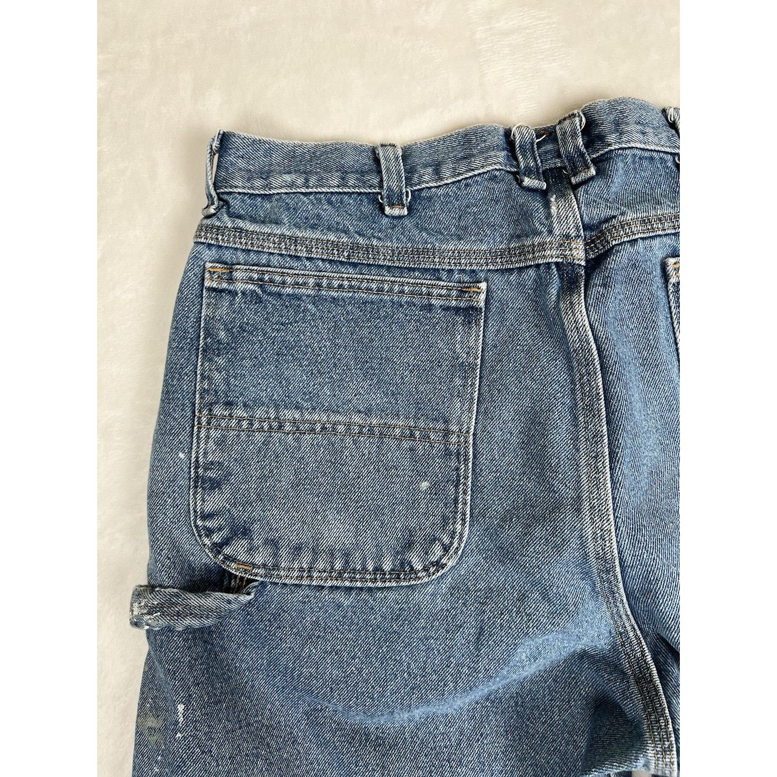 Other C.E. Schmidt Jeans Men 34x30 Blue Denim Carpenter Straight W Size US 34 / EU 50 - 12 Thumbnail
