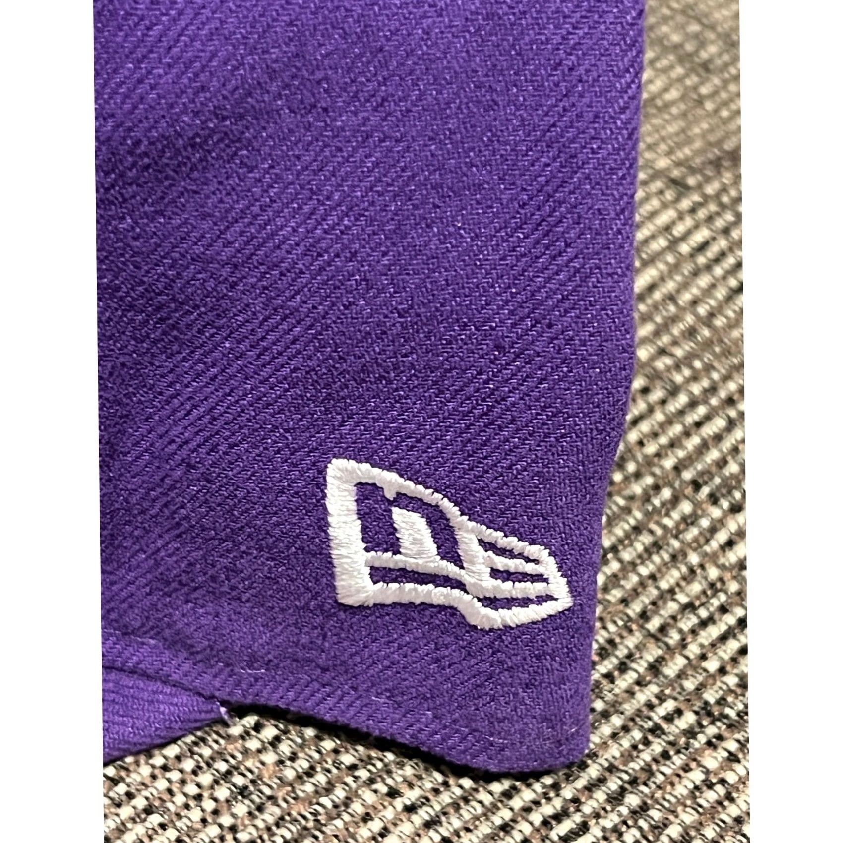 New Era New Era Minnesota Vikings Hat Mens 7 5/8 Purple NFL On-Field 59FIFTY Fitted Cap Size ONE SIZE - 6 Thumbnail
