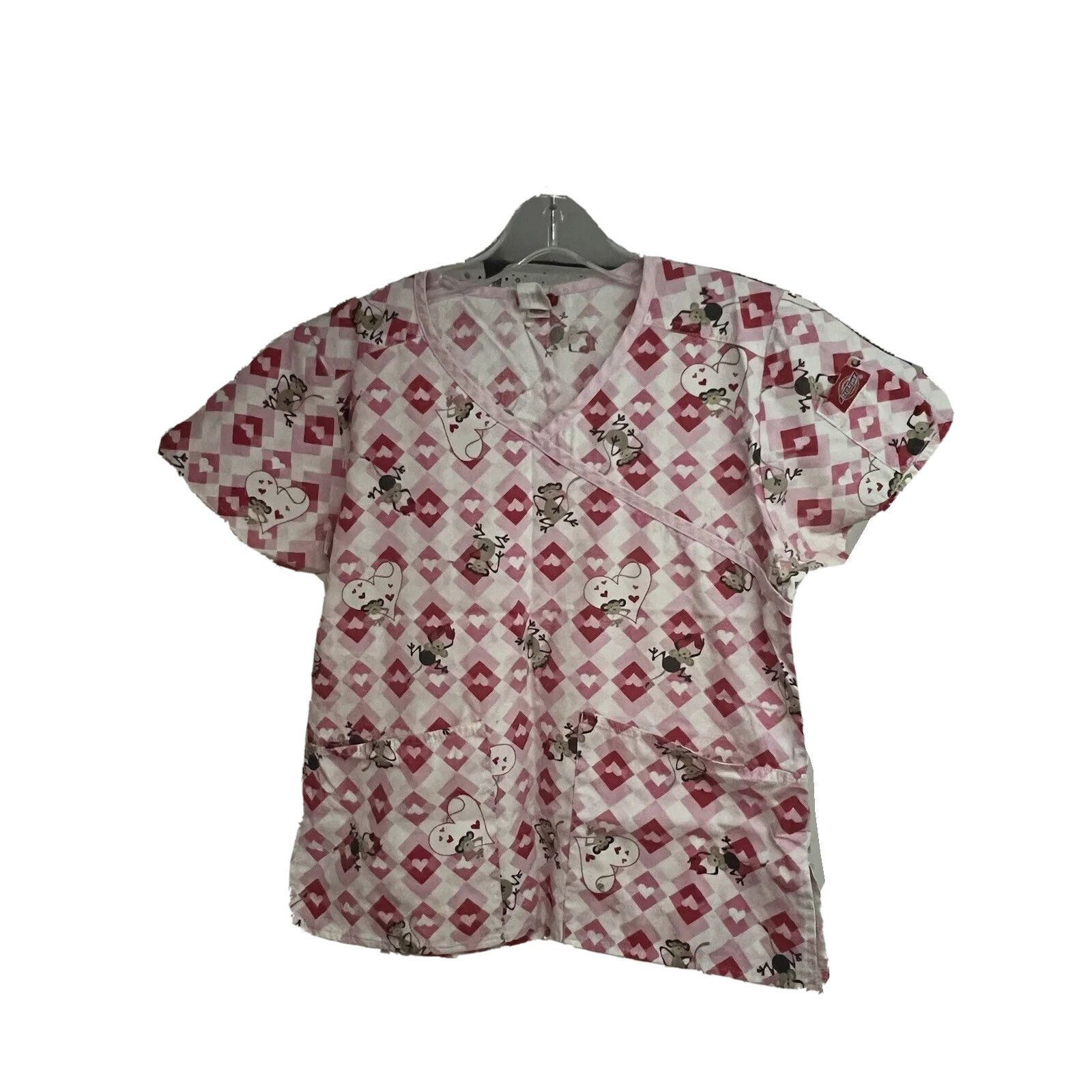 Dickies Lot 6 Uniform Medical Pullover Scrub Tops Shirts XS Pockets Size XS / US 0-2 / IT 36-38 - 5 Thumbnail