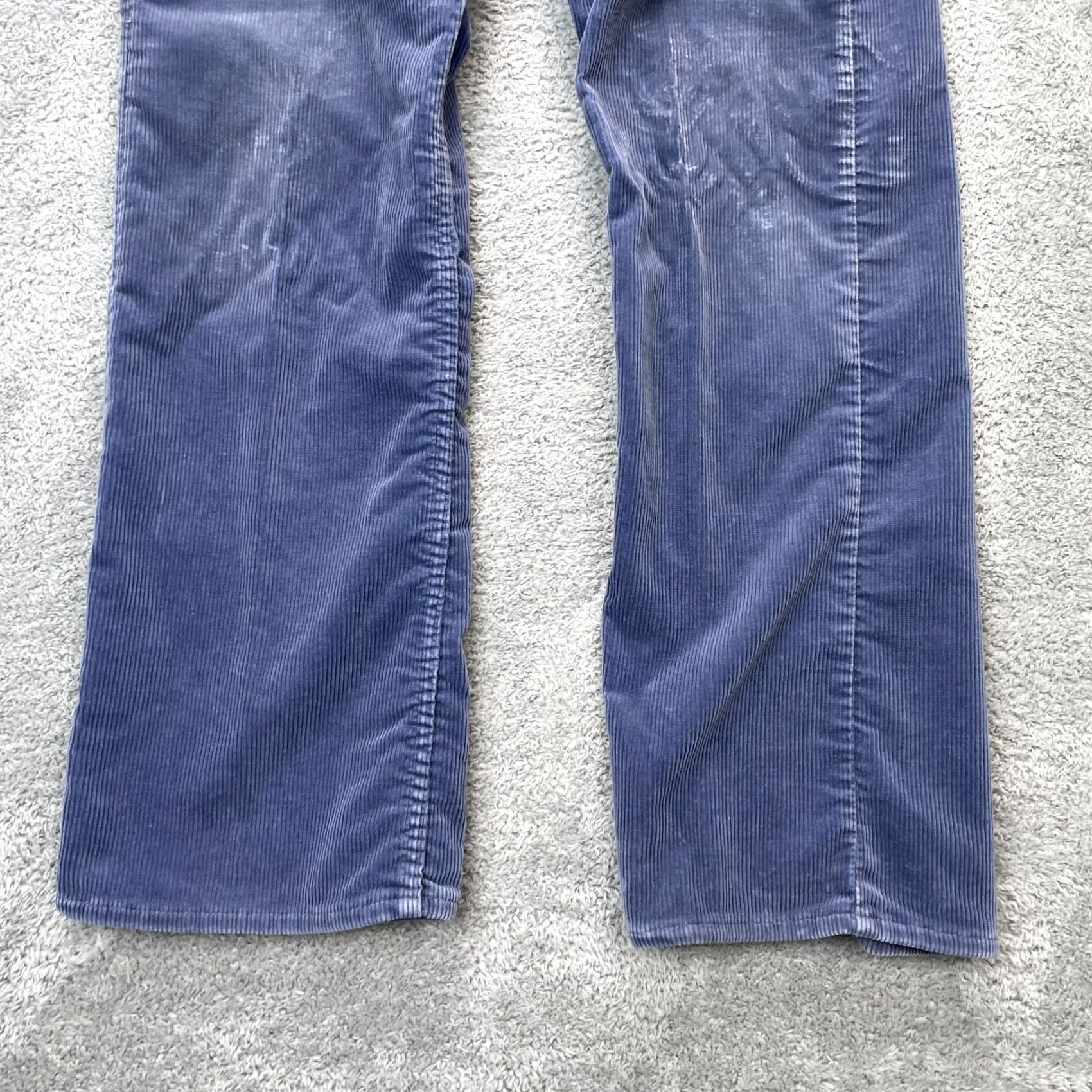 Greats VINTAGE The Great Plains Pants Mens 36x30 Blue Corduroy Straight Western Cowboy Pants Size US 36 / EU 52 - 5 Thumbnail