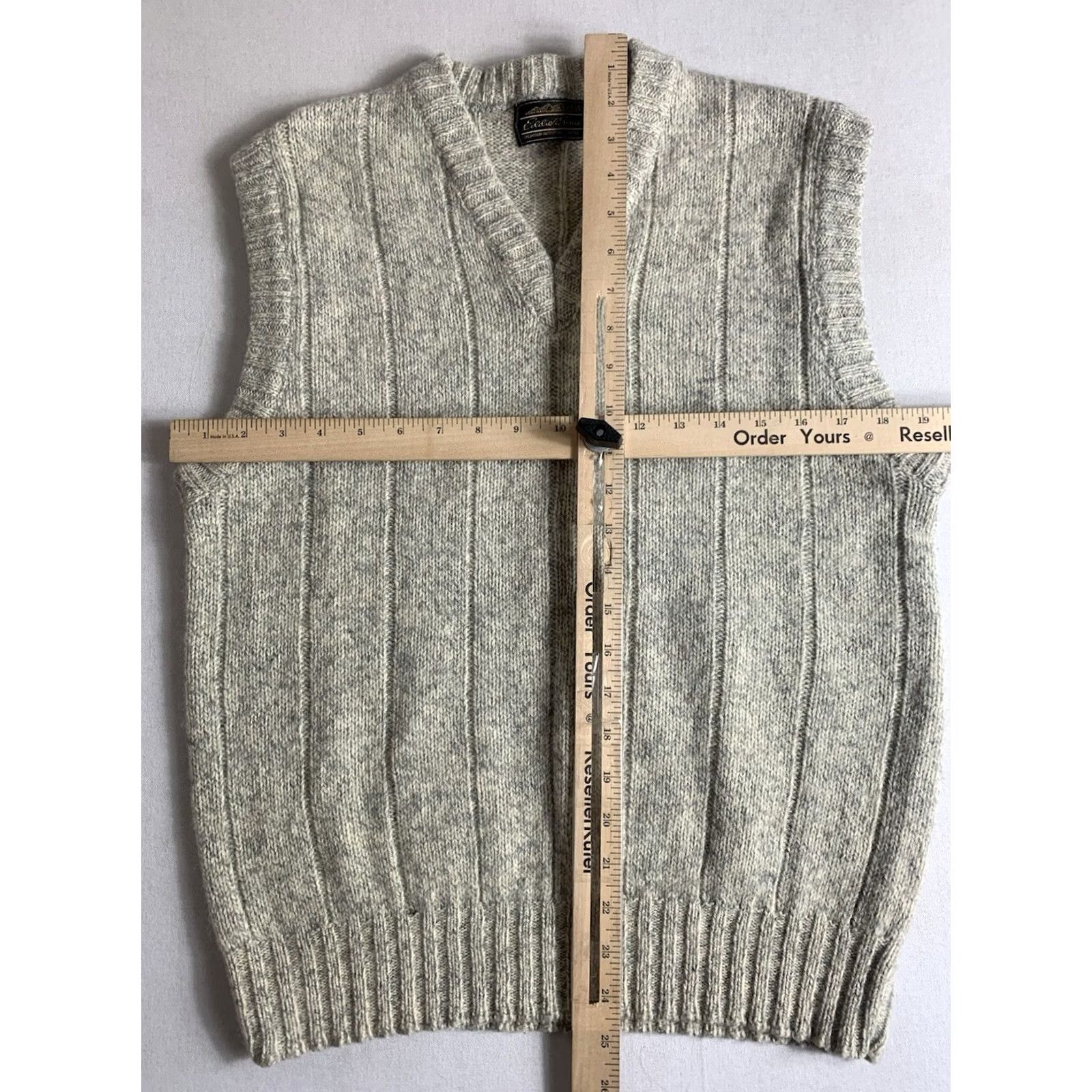 Eddie Bauer VINTAGE Eddie Bauer Knit Sweater Vest Men’s Medium Wool Blend Gray USA 90s Classic Outdoor All Seasons Knit Vest Mens Size US M / EU 48-50 / 2 - 4 Thumbnail