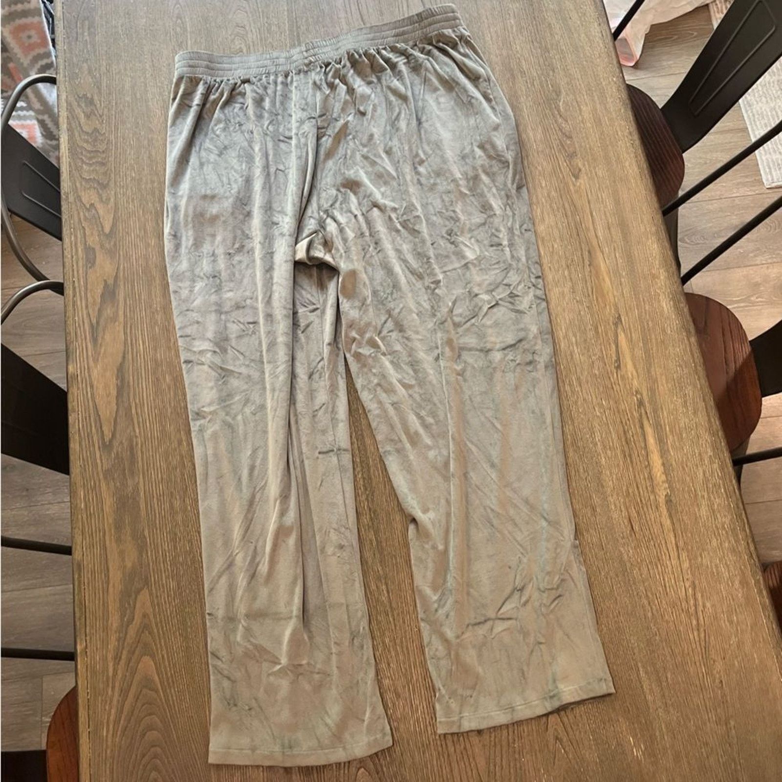 SKIMS NWT Skims Velour Track Pants Gunmetal Size 4X Size 42" / US 20 - 7 Thumbnail