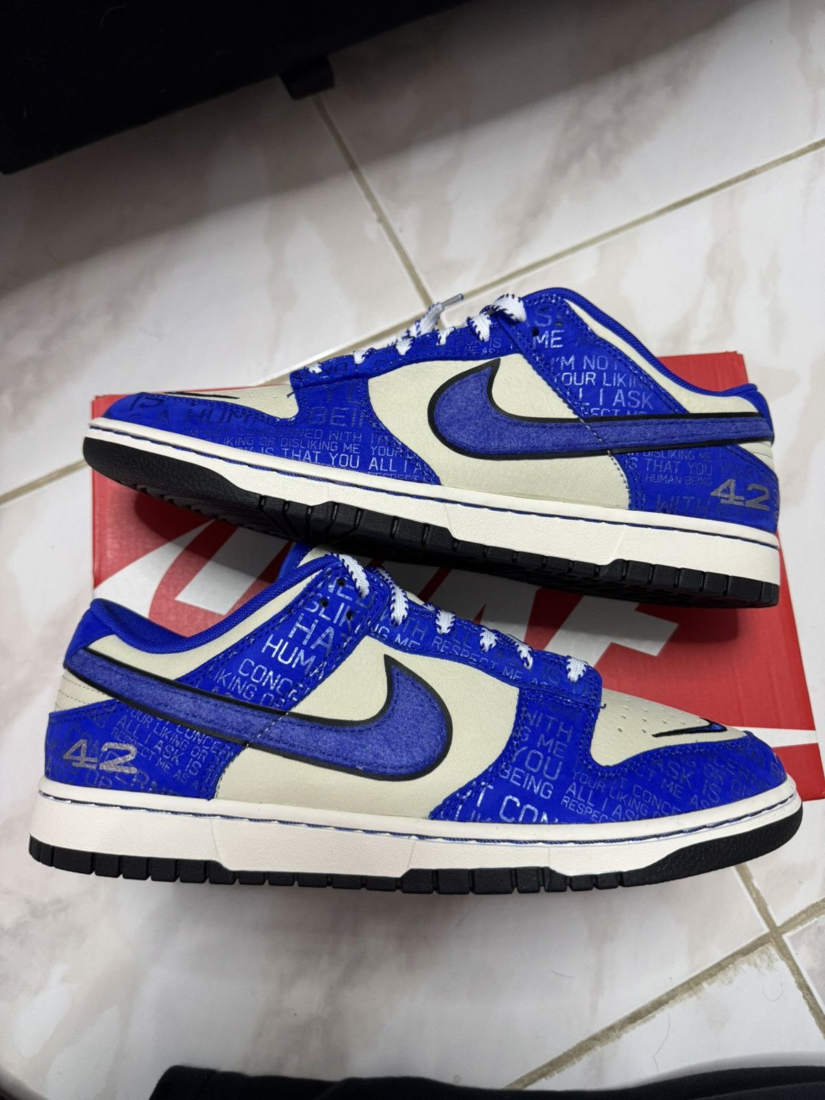 Nike Nike Dunk Low Jackie Robinson DS Size 11 OG All Size US 11 / EU 44 - 2 Thumbnail