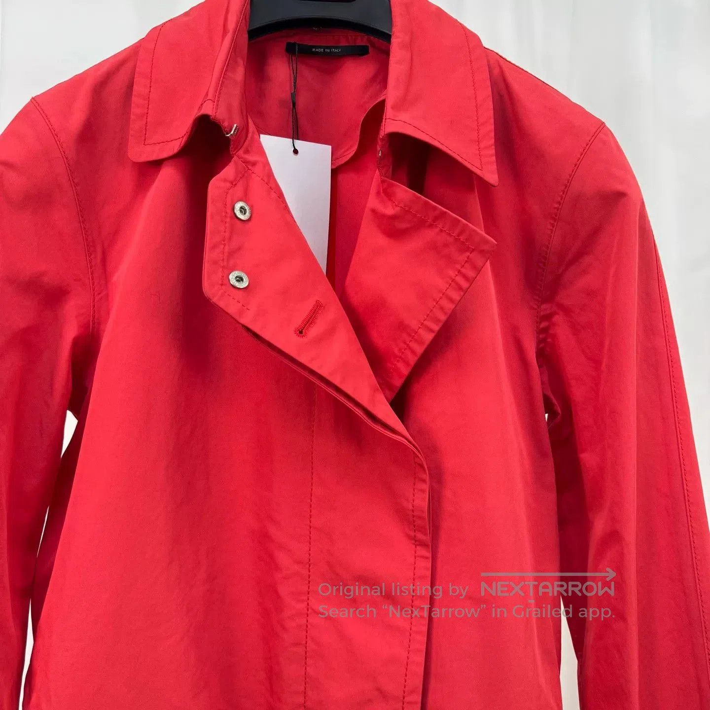 Gucci red gucci trench coat size 38. Size S / US 4 / IT 40 - 3 Thumbnail