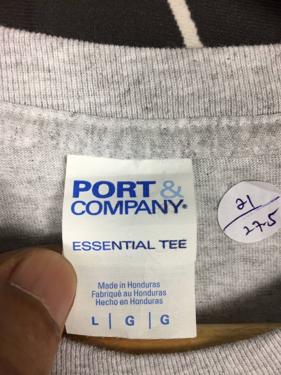 Vintage Ticked Off Embroidered Logo Warning Sign Essential Tee Size US L / EU 52-54 / 3 - 7 Thumbnail