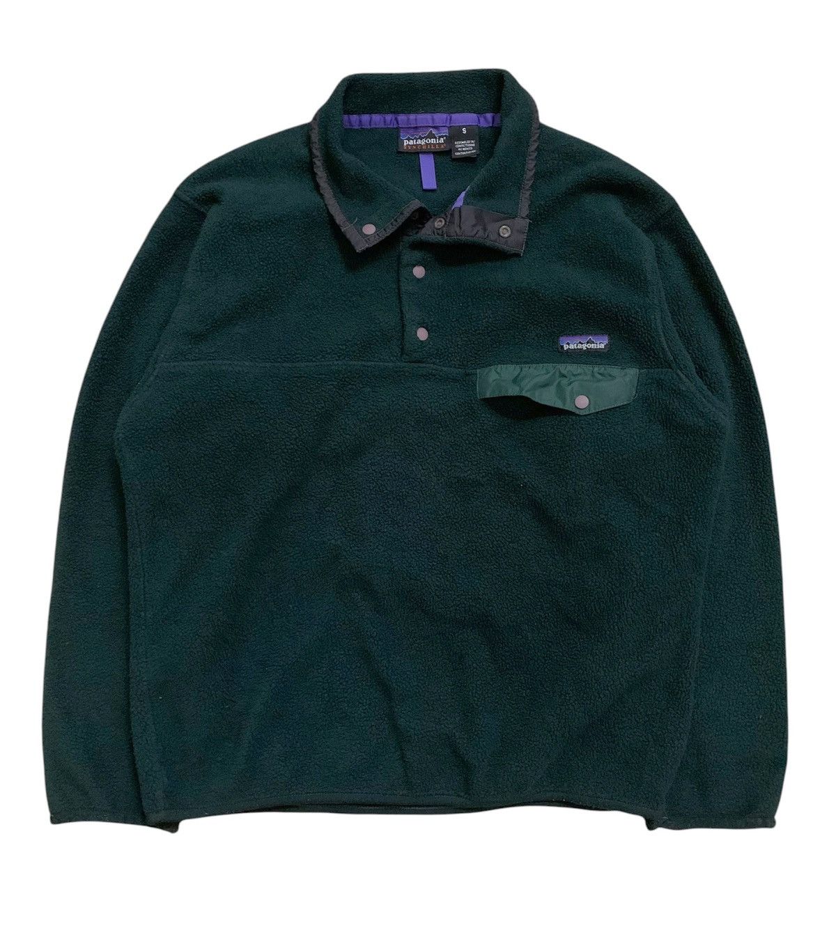 Patagonia 💥Vintage Patagonia Synchilla Snap Sweater Shirt Size US S / EU 44-46 / 1 - 1 Thumbnail