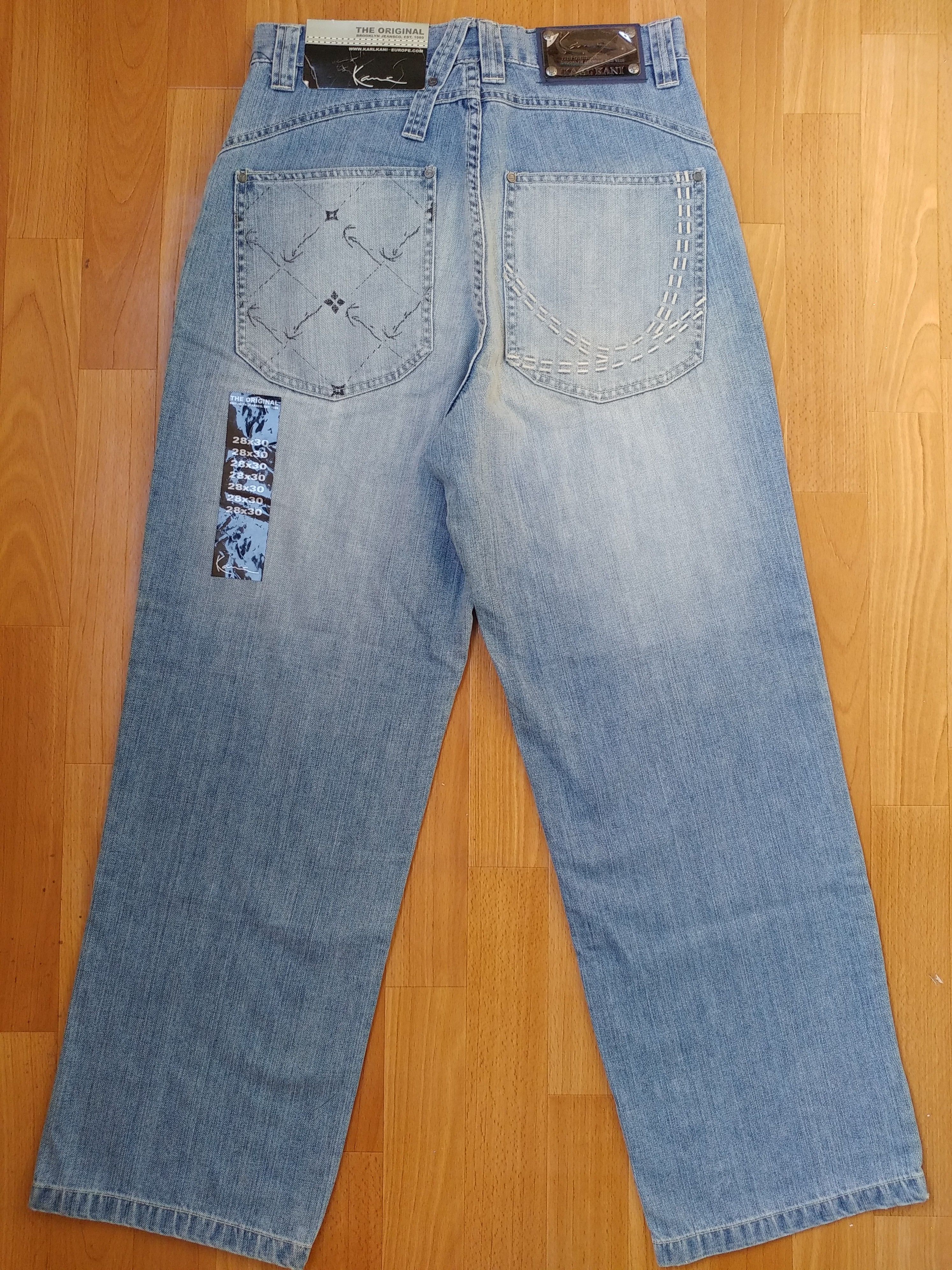 Karl Kani KARL KANI jeans, baggy, vintage Kani jeans, 90s hip hop W 28 Size US 28 / EU 44 - 1 Thumbnail