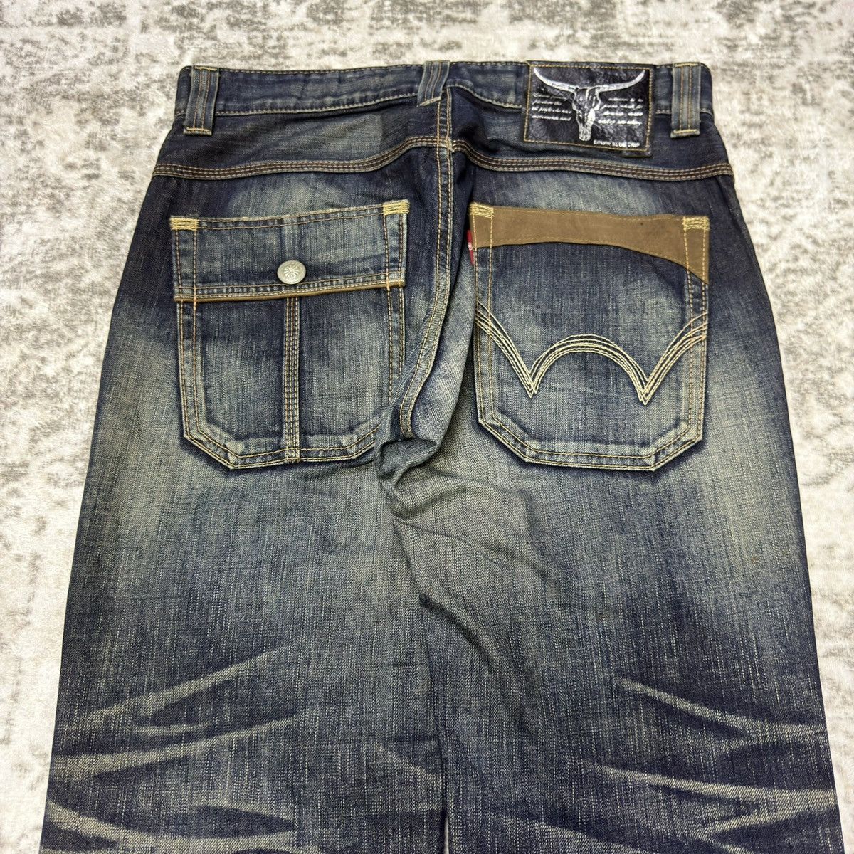 Edwin Vintage Edwin Blue Trip 512 Bush Pocket Mud Wash Jeans Size US 32 / EU 48 - 8 Thumbnail
