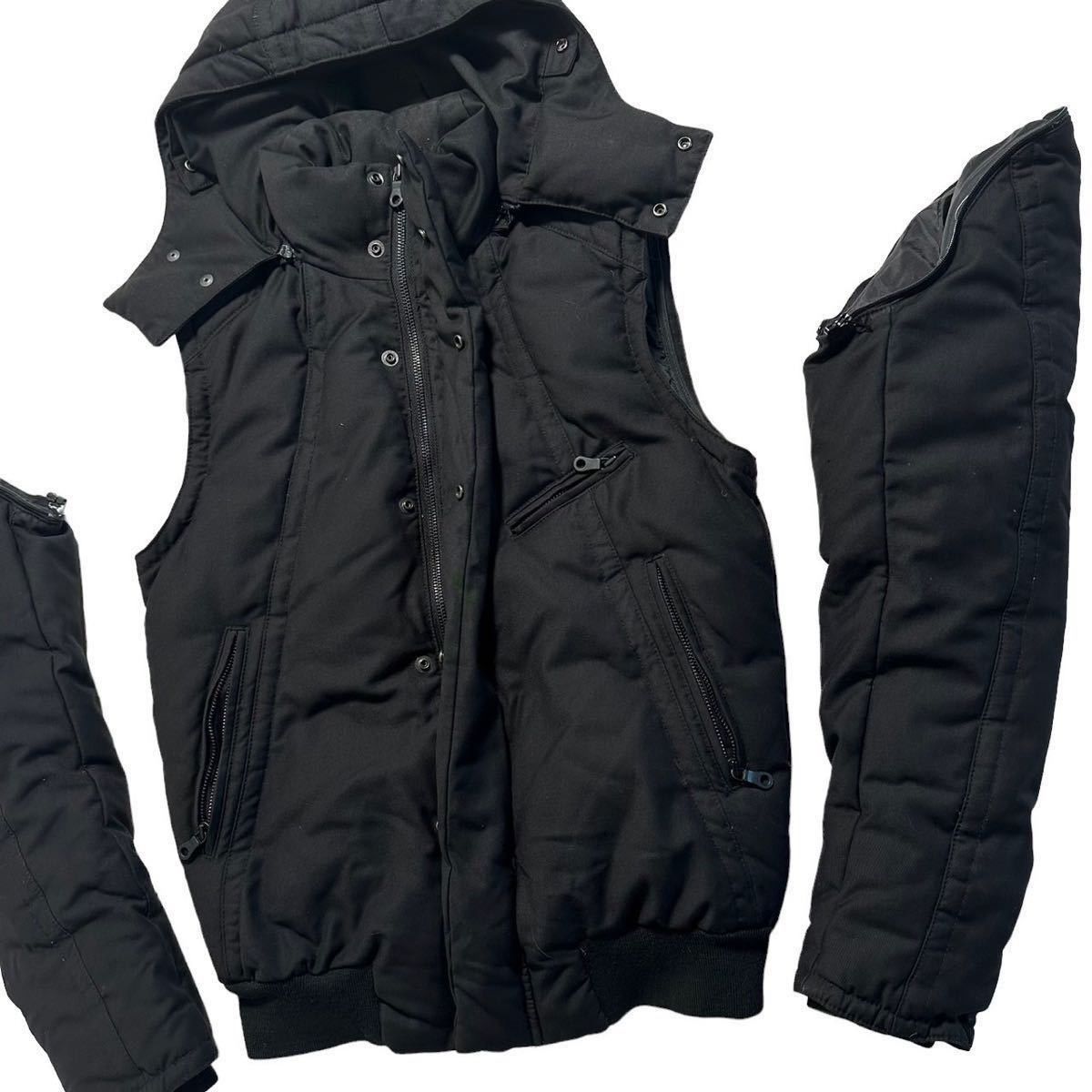 Japanese Brand SCHLUSSEL Black Vest Coat Japanese Obelisk Branded Size US L / EU 52-54 / 3 - 4 Thumbnail