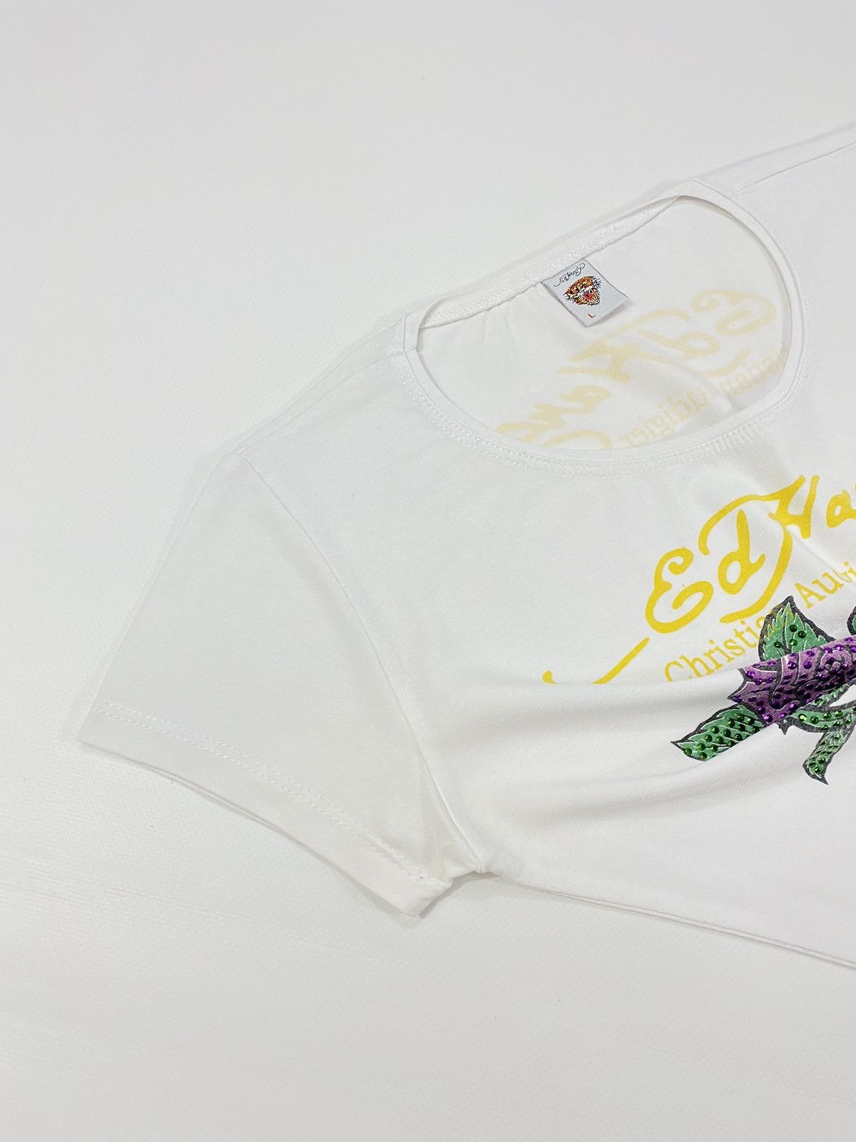 Ed Hardy 🔥LASTDROP🔥 Y2K Ed Hardy Kiss Love Heart Crosses T-shirt Size M / US 6-8 / IT 42-44 - 7 Thumbnail