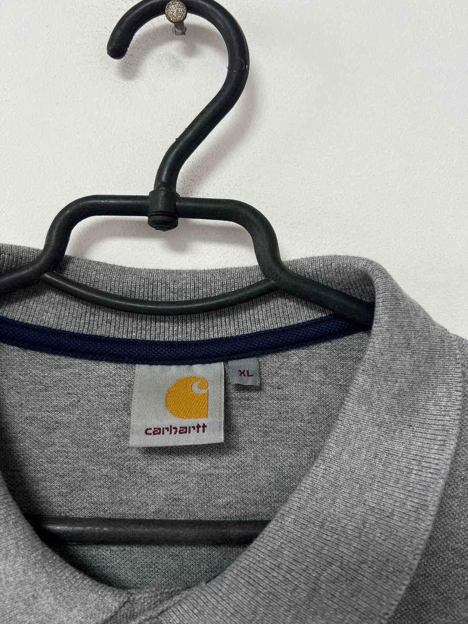 Carhartt Carhartt WIP Slim Fit Polo T Shirt Y2K Streetwear Gray XL Size US XL / EU 56 / 4 - 4 Thumbnail