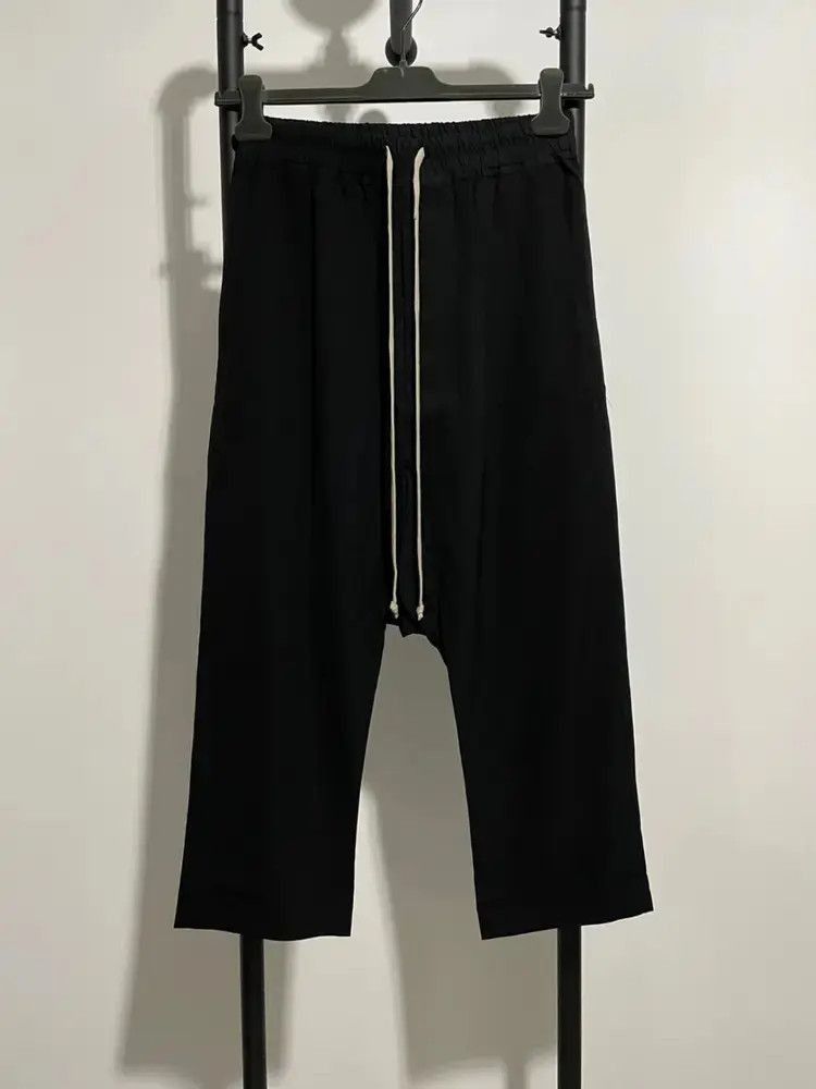 Rick Owens Sz 46 Rick Owens Cropped Sweatpants-2505 Size US 30 / EU 46 - 1 Thumbnail