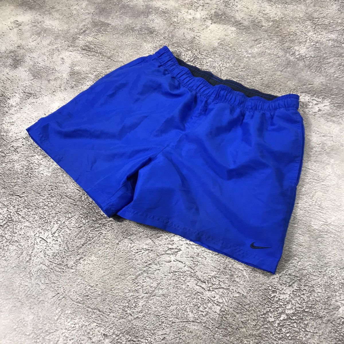 Vintage Vintage Nike Swoosh Shorts Baggy Streetwear Y2K Blue Logo 32 Size US 32 / EU 48 - 3 Thumbnail