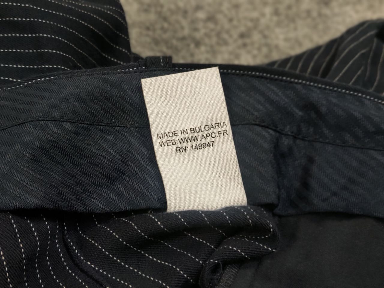 A.P.C. A.P.C. Rue Madame Paris Classic Wool Linen Trouser Pants Size US 34 / EU 50 - 18 Thumbnail