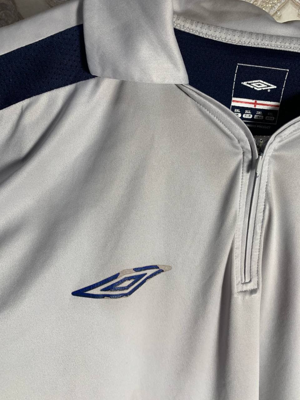 Umbro × Vintage VERY RARE UMBRO ENGLAND RETRO SOCCER JERSEY BLOKECORE Y2K Size US XXL / EU 58 / 5 - 7 Thumbnail