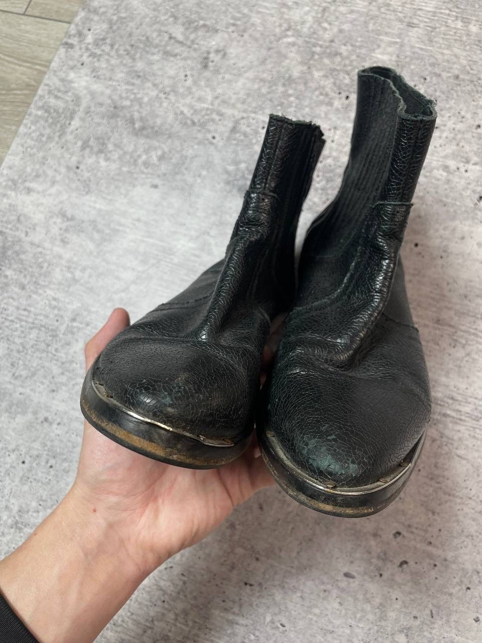 Vintage Vintage Cowboy Western Metal Cap Boots Avant Garde Y2K Size US 7 / EU 40 - 4 Thumbnail
