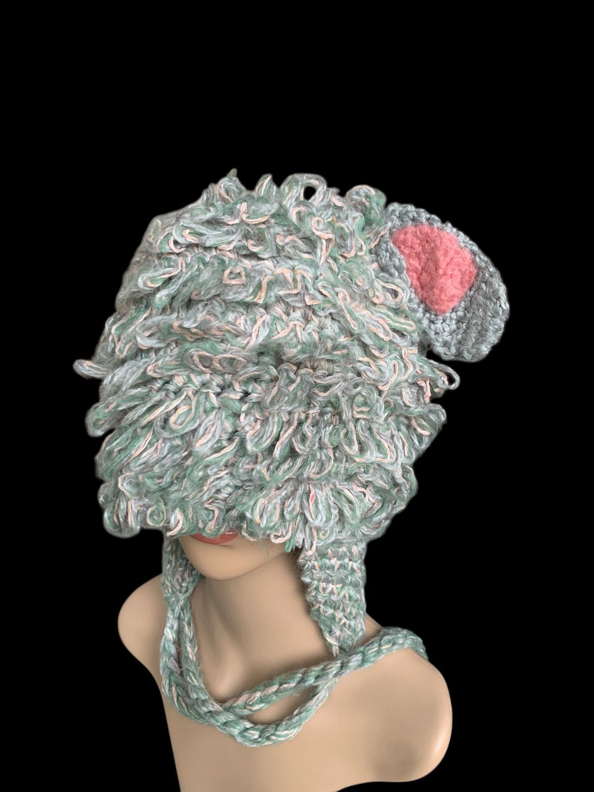 Designer × Japanese Brand × Kapital CA4LA Knitted Fur Beanie Hat Hand Made Japanese Style Size ONE SIZE - 6 Thumbnail