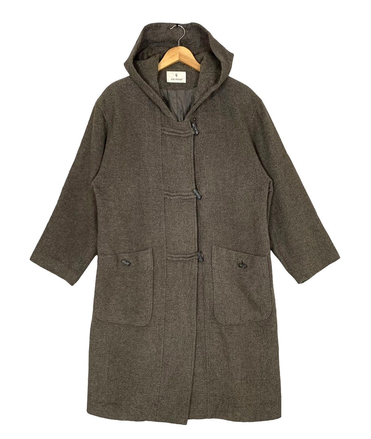 Japanese Brand Vintage Jean Clement Duffle Hoodie Long Coat Jacket Size US M / EU 48-50 / 2 - 1 Thumbnail