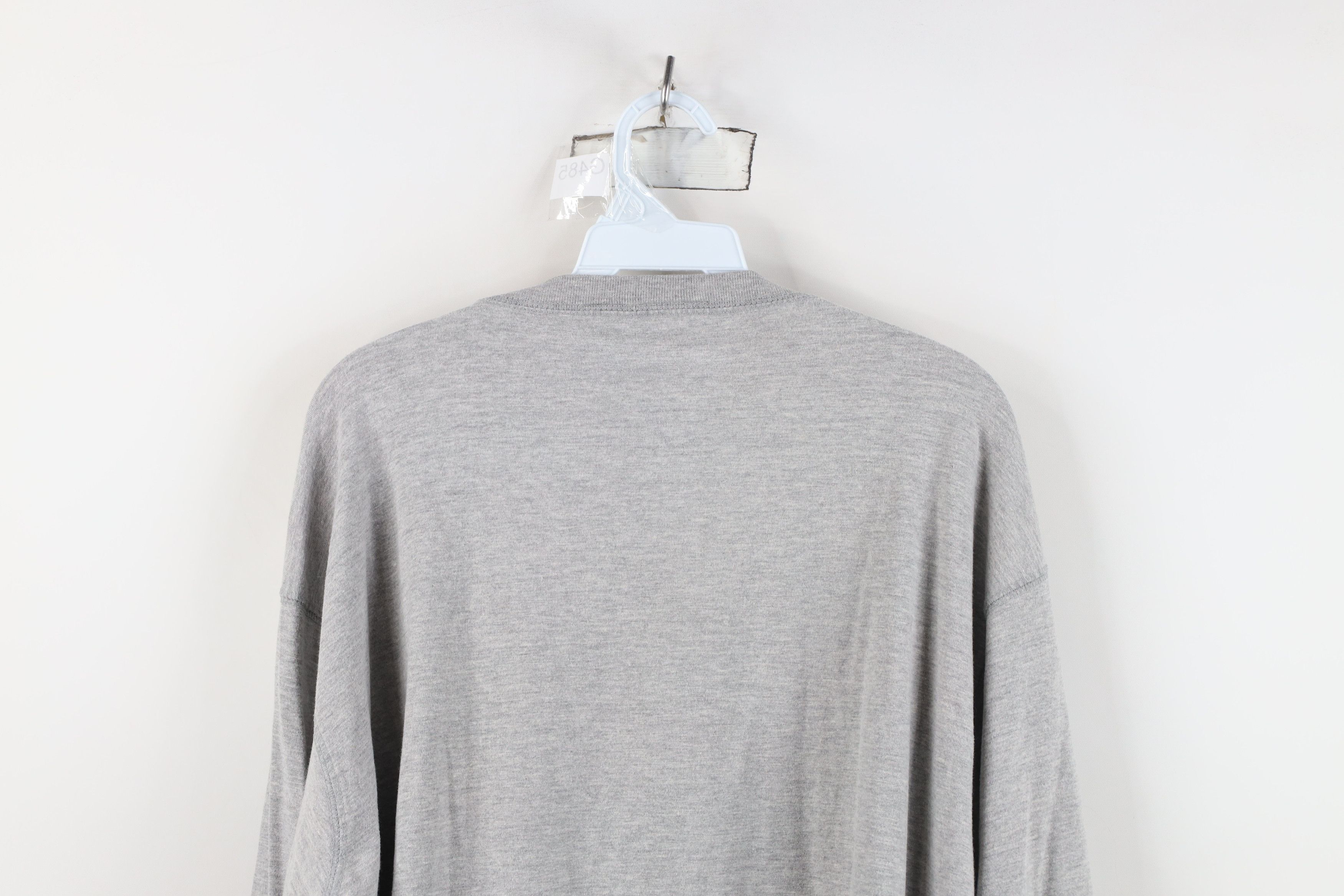 Vintage Vintage 90s Streetwear Long Sleeve Henley T-Shirt Gray Size US XL / EU 56 / 4 - 10 Thumbnail