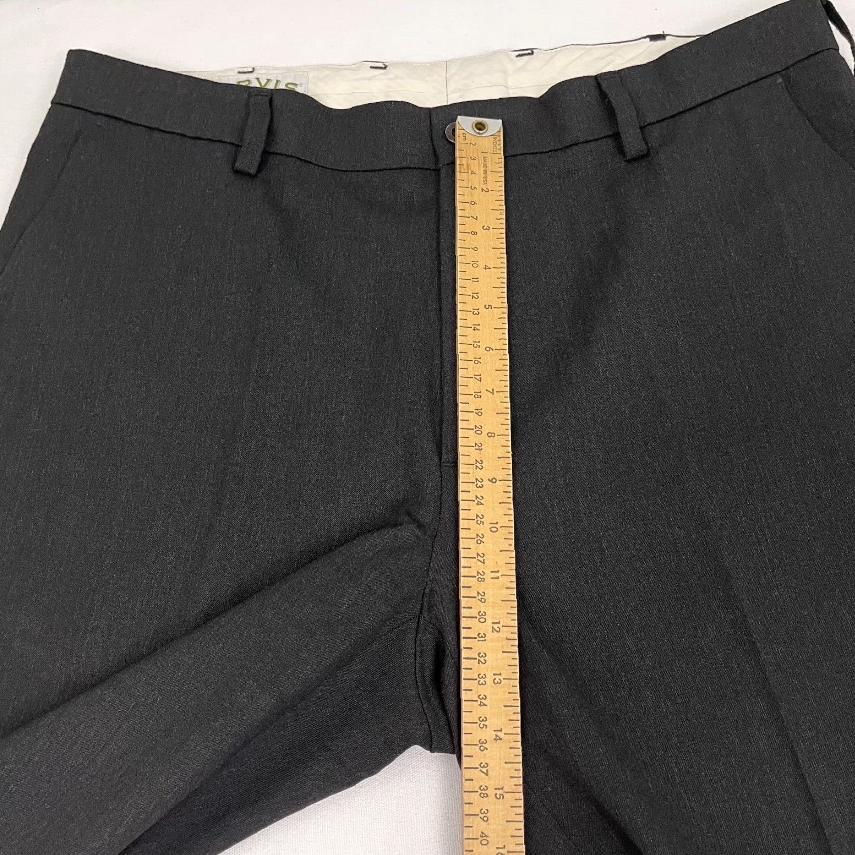 Orvis VINTAGE Orvis Pants Mens 38 x 32 Gray Wool Blend Pleated Dress Slacks Trousers Size US 38 / EU 54 - 6 Thumbnail