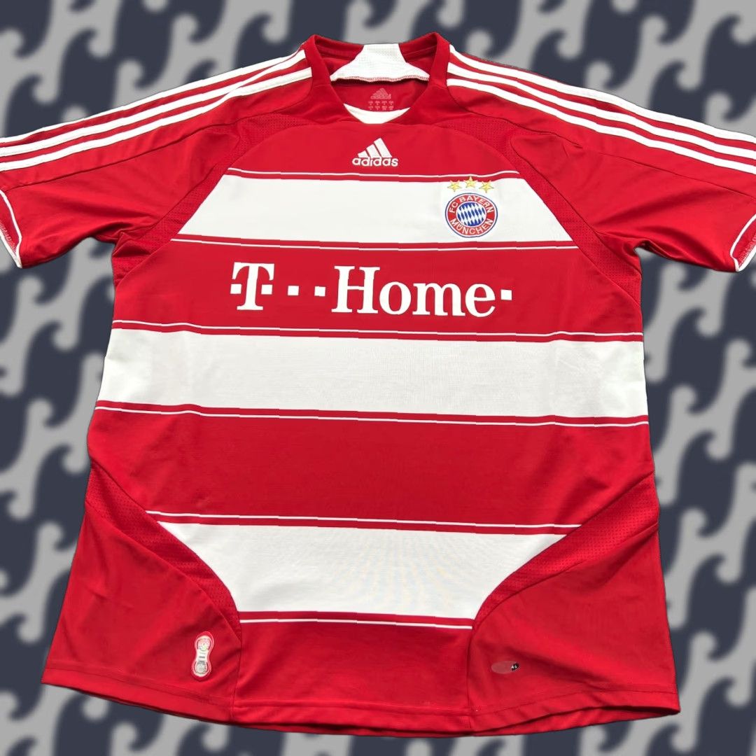 Adidas adidas Bayern Munich 2007 2008 Home Football Jersey Mens Large Shirt Size US L / EU 52-54 / 3 - 1 Thumbnail