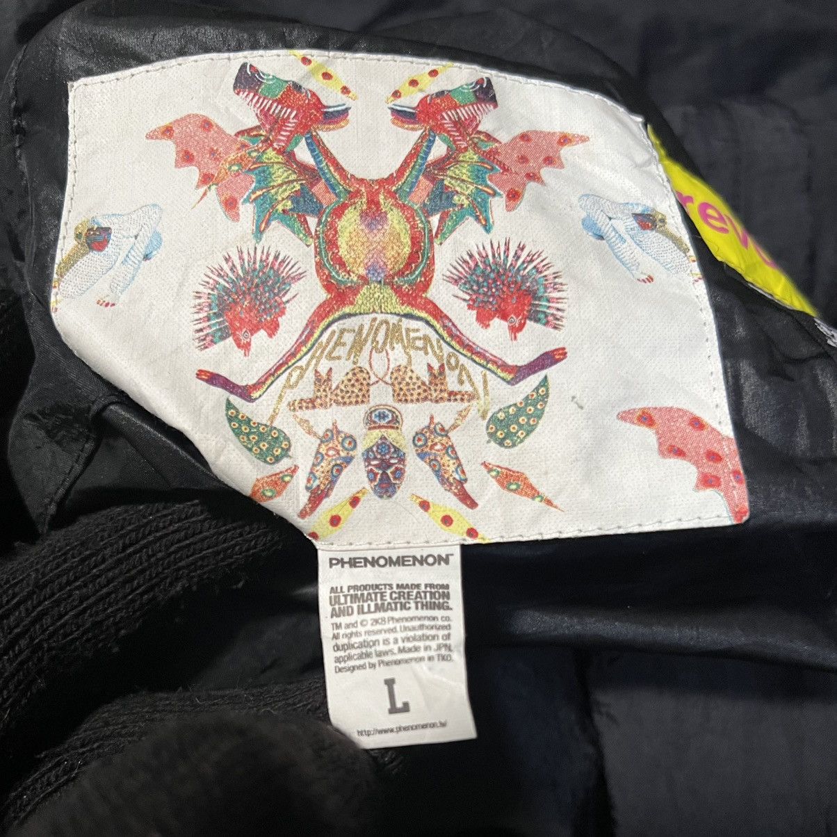 General Research × PHENOMENON Phenomenon 2008 x Hectic Revesible Bomber Jacket Size US L / EU 52-54 / 3 - 13 Thumbnail