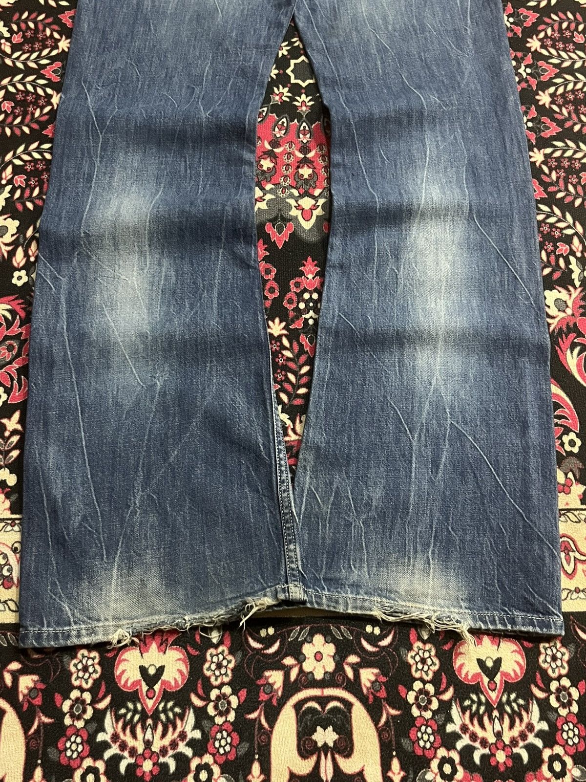 Diesel ⚡️Flare⚡️Vintage Diesel “Zatiny” Overflow Thunder Blue Jeans Size US 29 - 13 Thumbnail