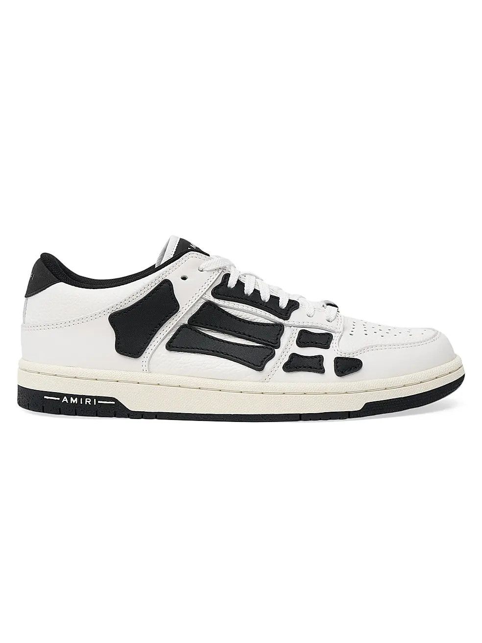 o1s1wg110326 Skelton Low-Top Sneakers in Black/White