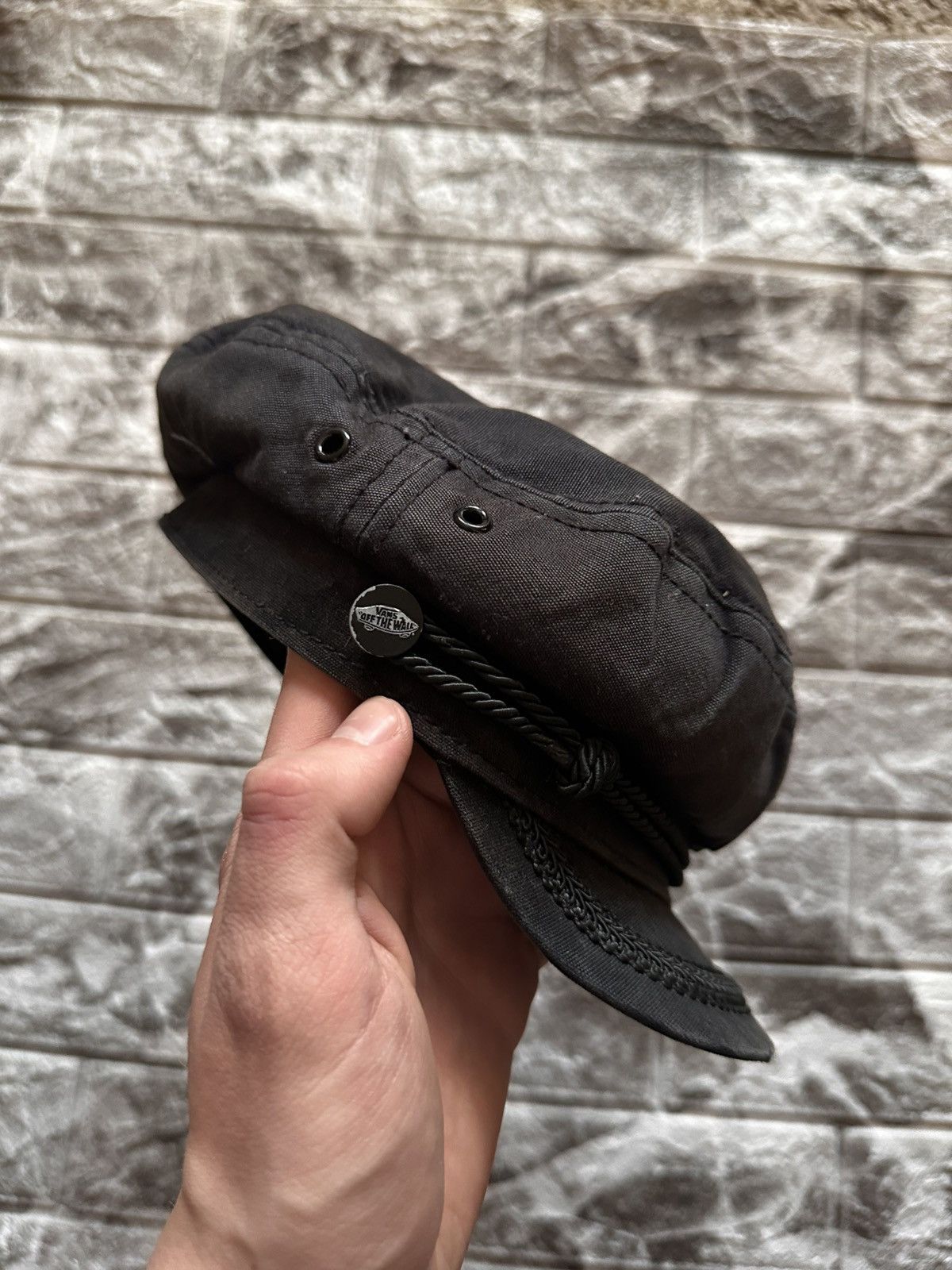 Vans Vintage Vans Premium Fiddler Fisherman Cap Faded Black Size ONE SIZE - 4 Thumbnail