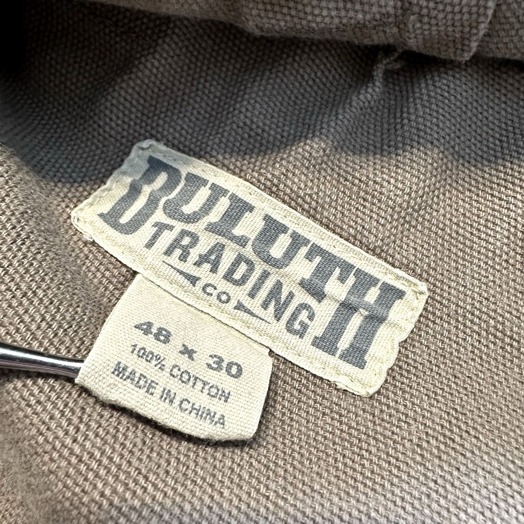 Vintage Duluth Cargo Pants Mens 46 Beiges Relaxed Canvas 5-Pocket Workwear Khaki Casual Pants Mens 46x30 (46x28) Size US 30 / EU 46 - 5 Thumbnail