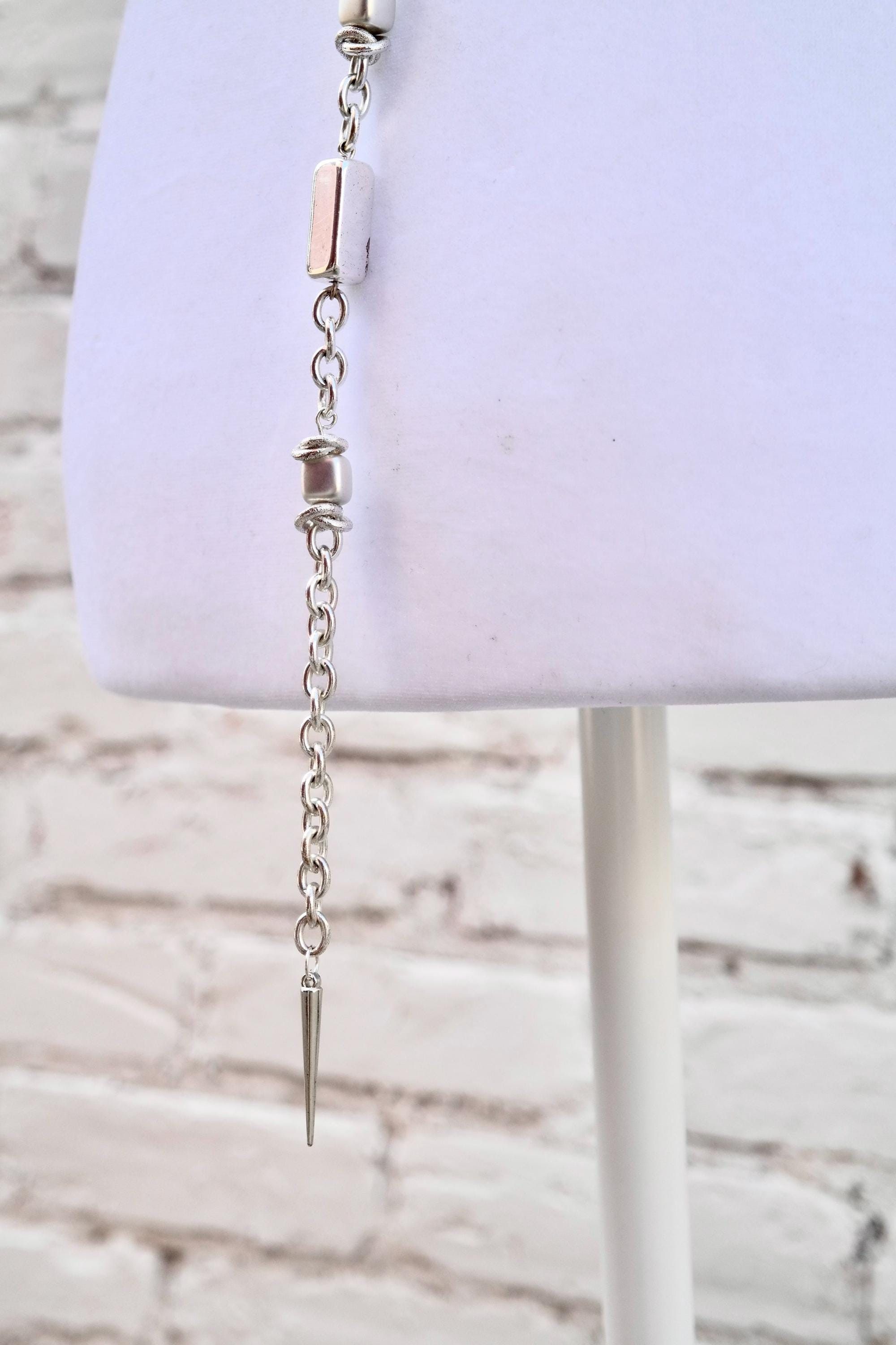 Handmade Edgy Silver Waist Chain Size ONE SIZE - 7 Thumbnail