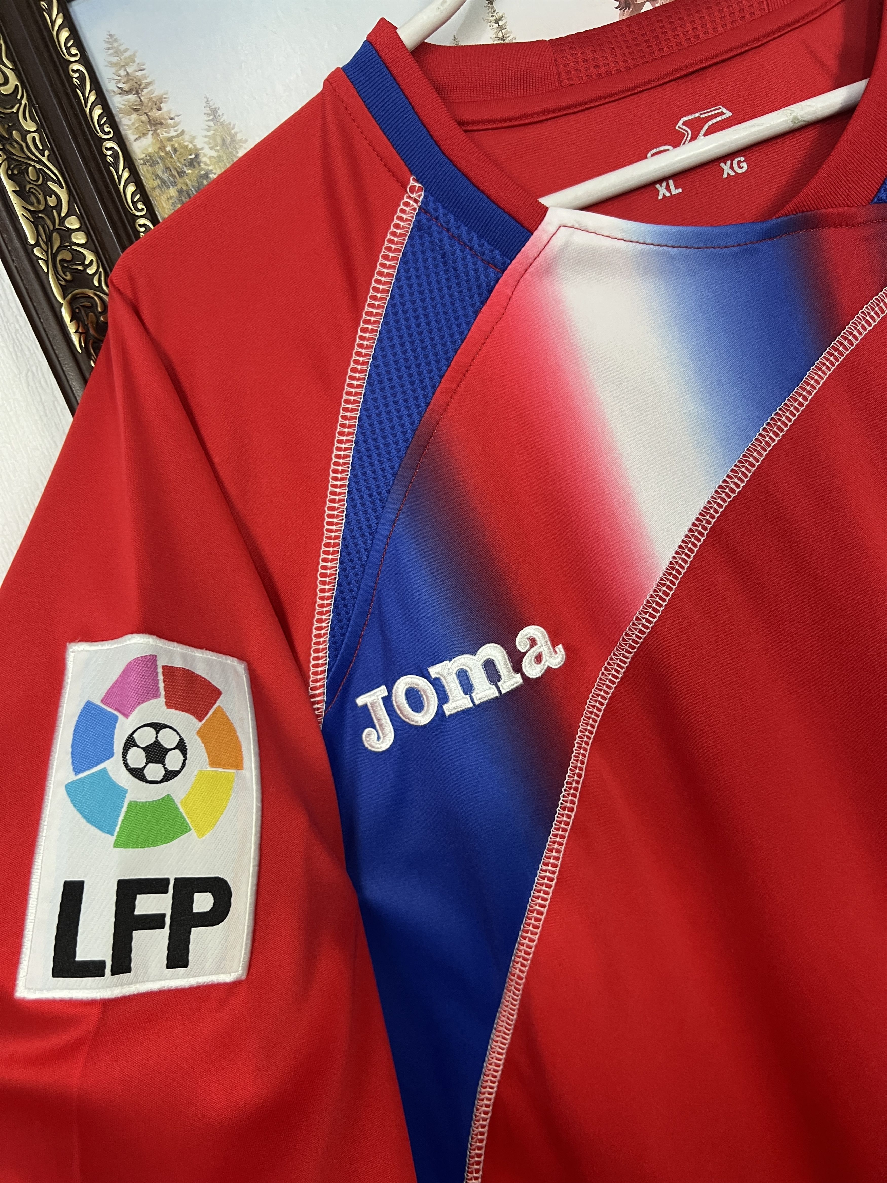 Joma Getafe Away football shirt 2009 Soccer Joma Red Jersey Size US XL / EU 56 / 4 - 4 Thumbnail