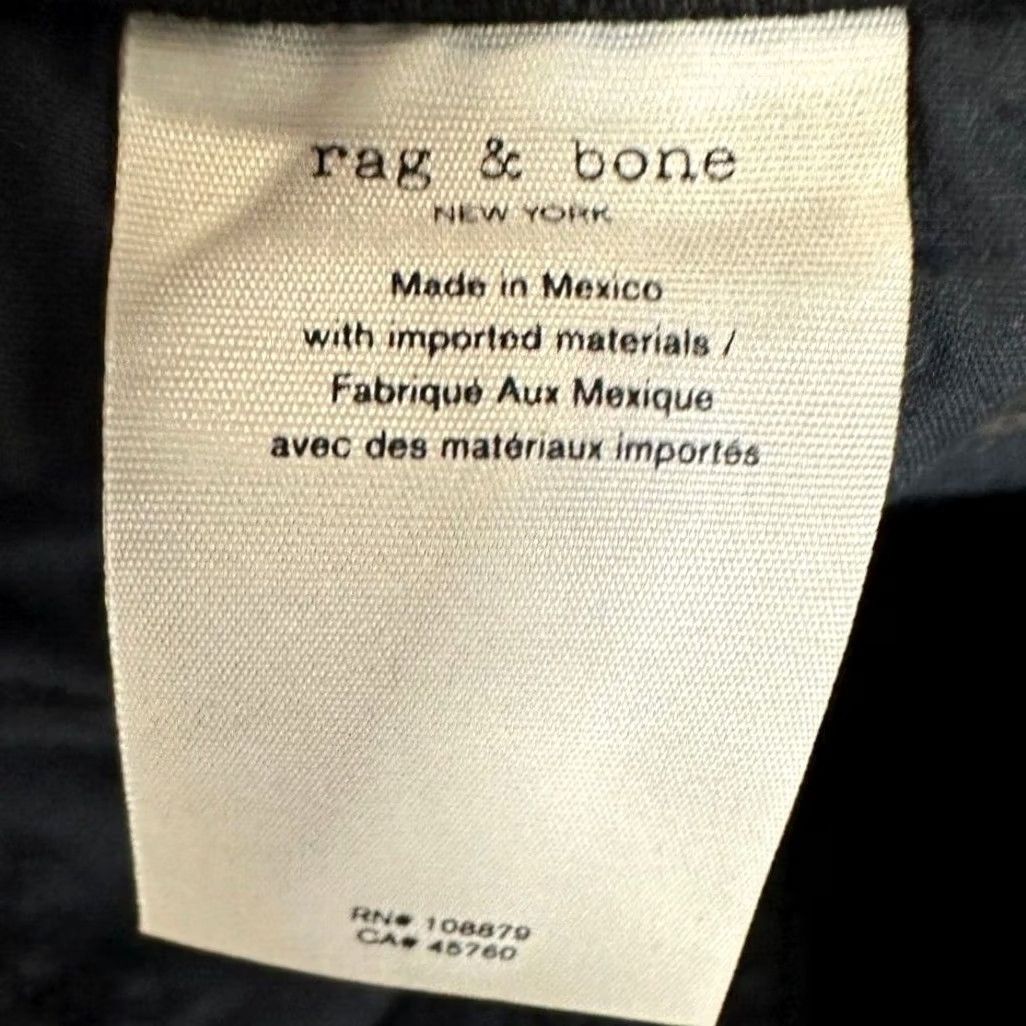Rag & Bone Rag & bone Nina High-Rise Skinny Jeans Black 26 Women Slim Fit Stretch Denim EUC Size 26" / US 2 / IT 38 - 6 Thumbnail