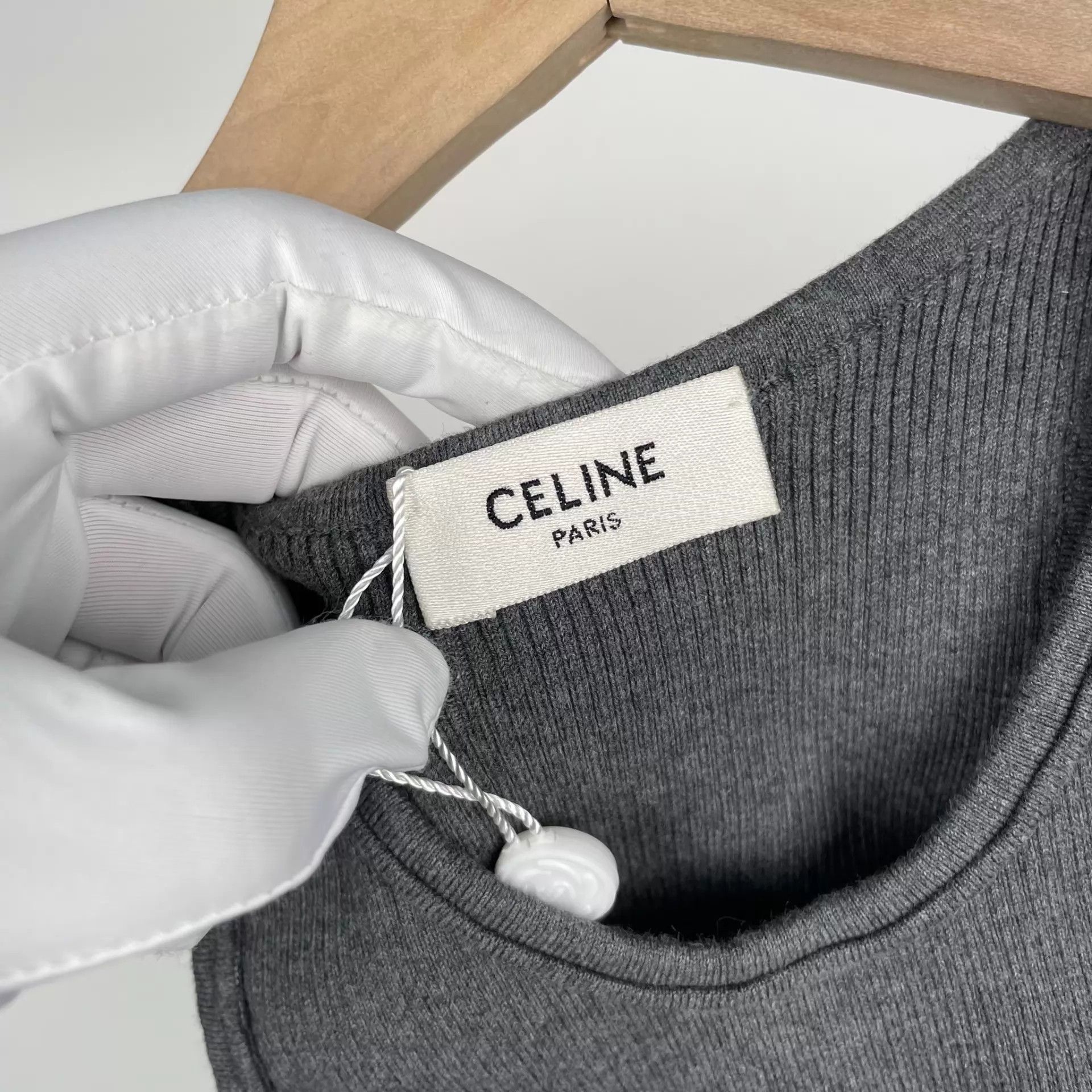 Celine CELINE Gray XS Knit Vest Size XS / US 0-2 / IT 36-38 - 4 Thumbnail