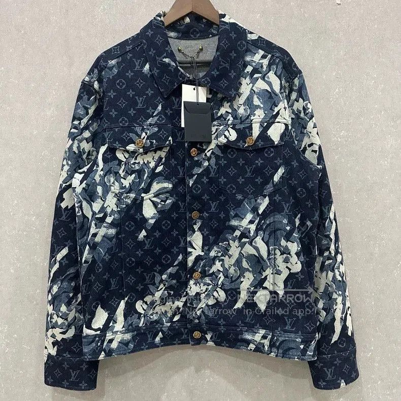 Louis Vuitton Tie-Dye Monogram Denim Jacket.