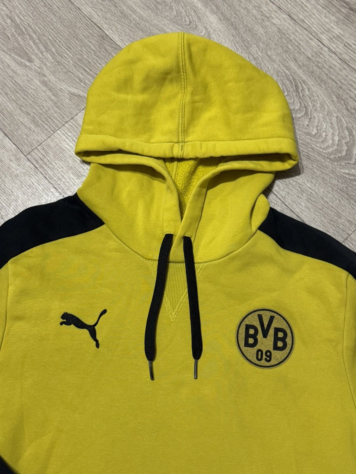 Puma 🔷Vintage Puma Borussia Dortmund Hoodie🔷 Size US M / EU 48-50 / 2 - 3 Thumbnail