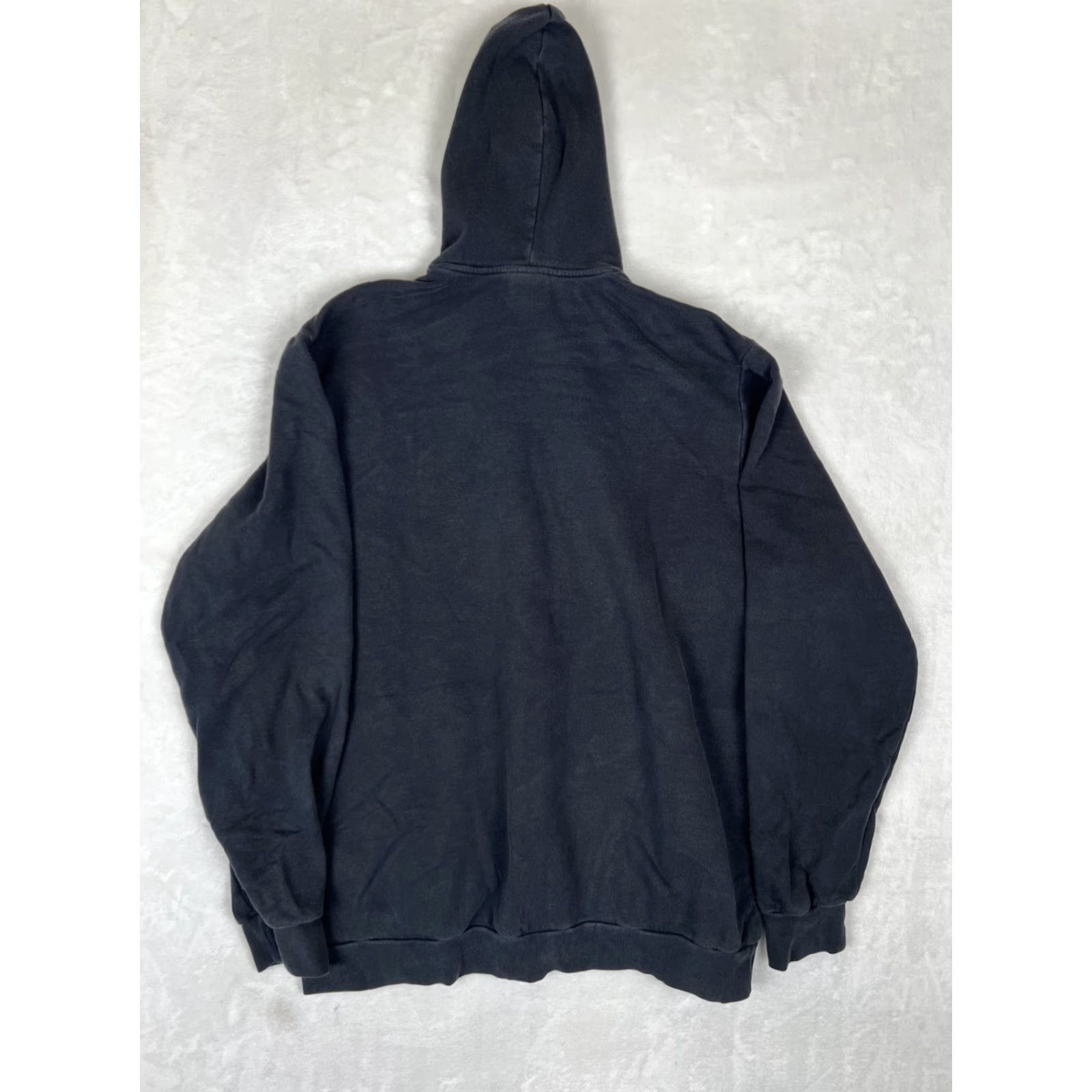 Adidas VINTAGE adidas Hoodie Adult Large Black Fleece Logo Pullover Hooded Regular Sweatshirt Y2K Size US L / EU 52-54 / 3 - 6 Thumbnail