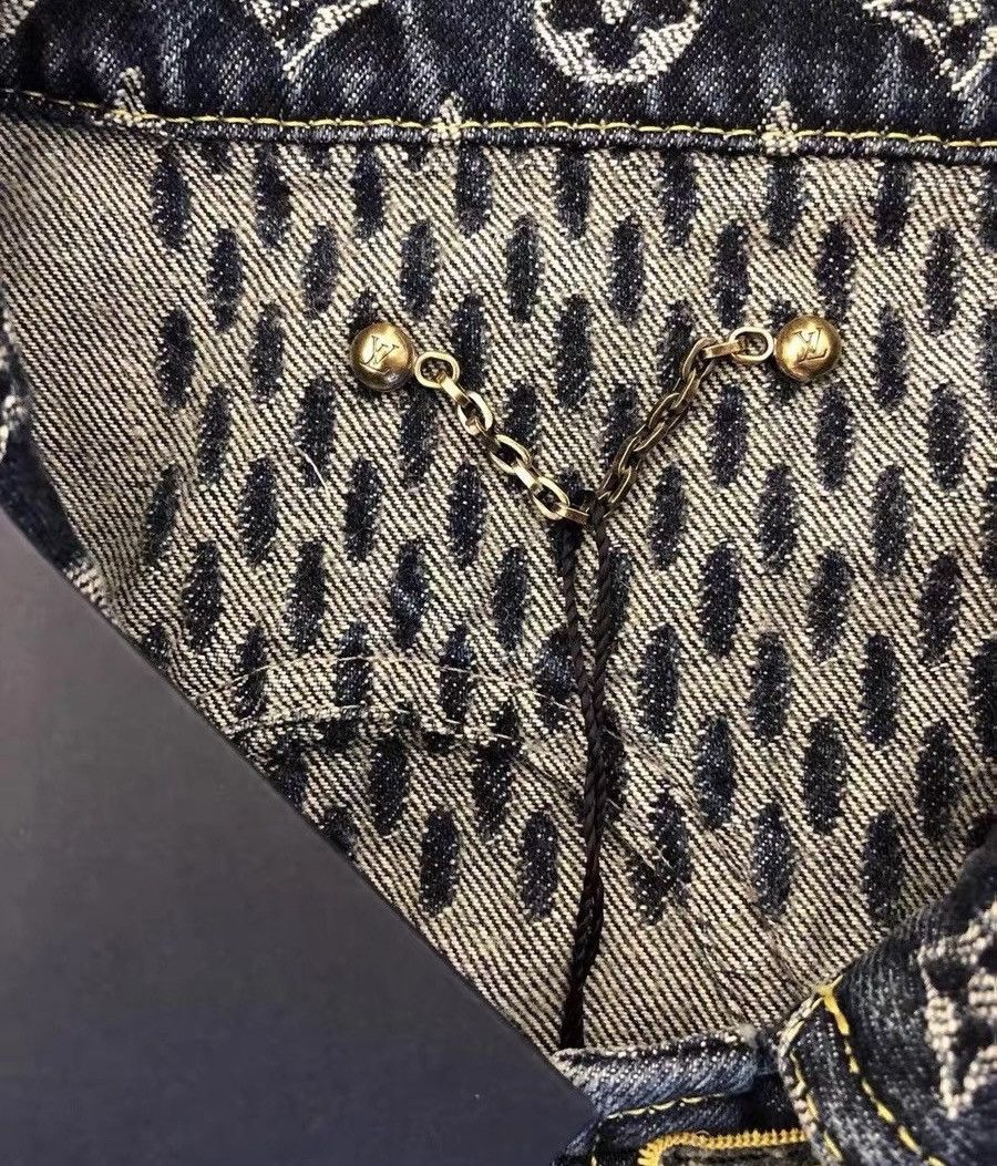 Louis Vuitton × Nigo Louis Vuitton x Nigo 48 Patchwork Monogram Denim Jacket Blue Size US M / EU 48-50 / 2 - 5 Thumbnail