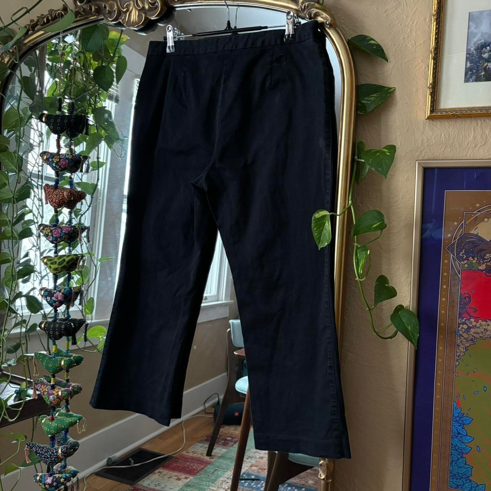 Tommy Hilfiger Vintage Tommy Hilfiger Capri Pants 10 Stretch Cotton Trouser Size 32" / US 10 / IT 46 - 4 Thumbnail
